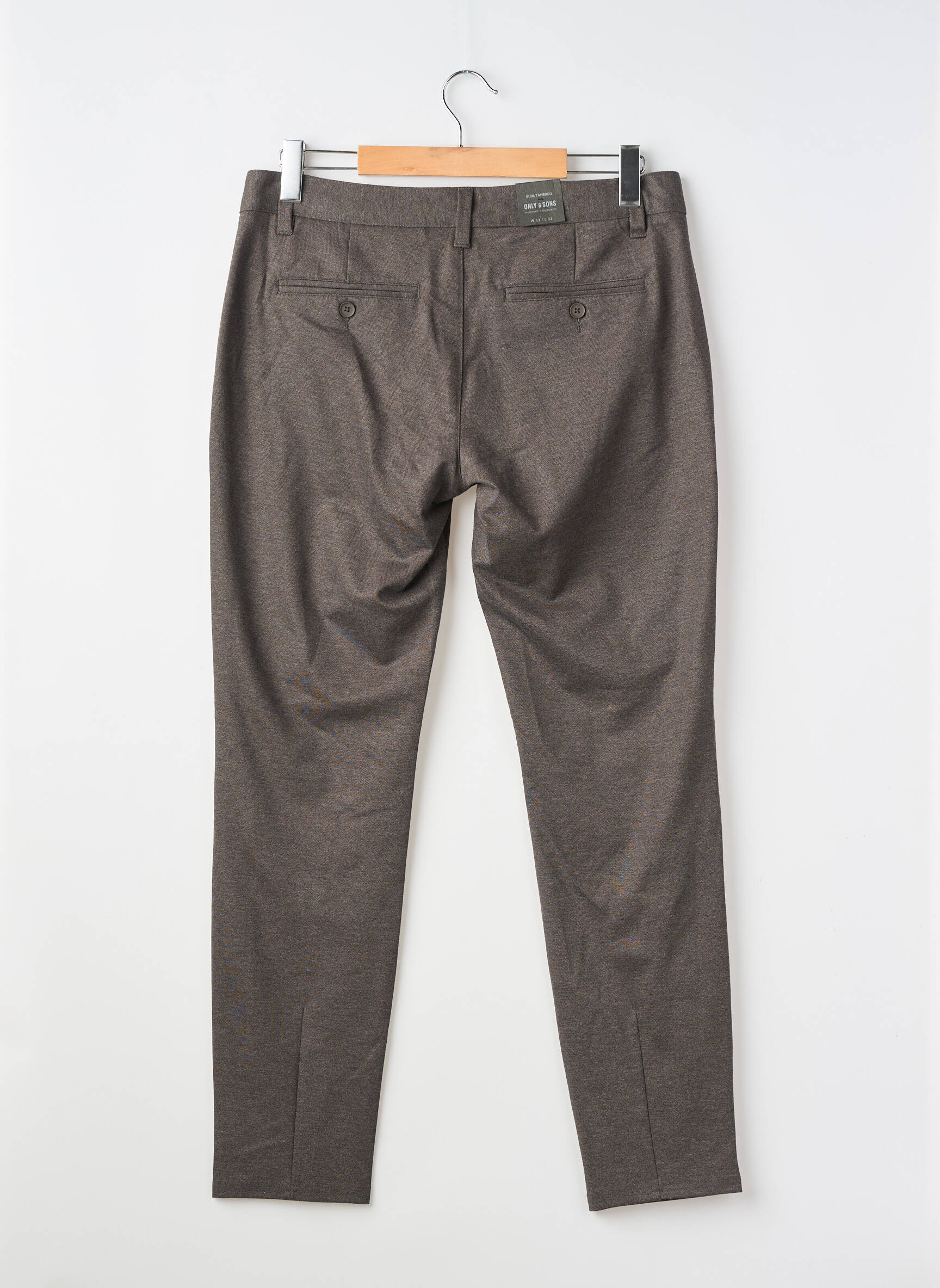 Pantalon droit noir ONLY&SONS homme