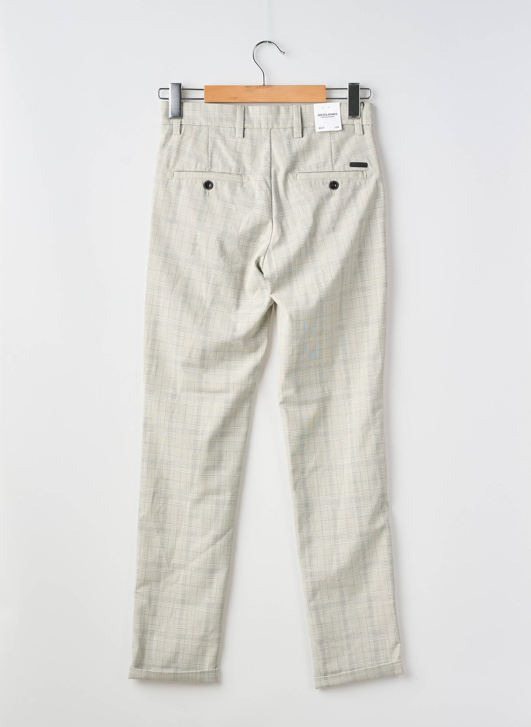 Pantalon droit gris JACK & JONES homme