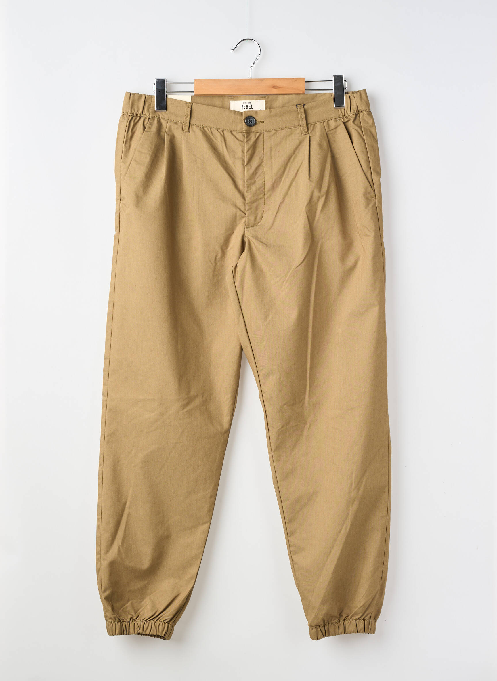 Pantalon chino marron REDEFINED REBEL homme
