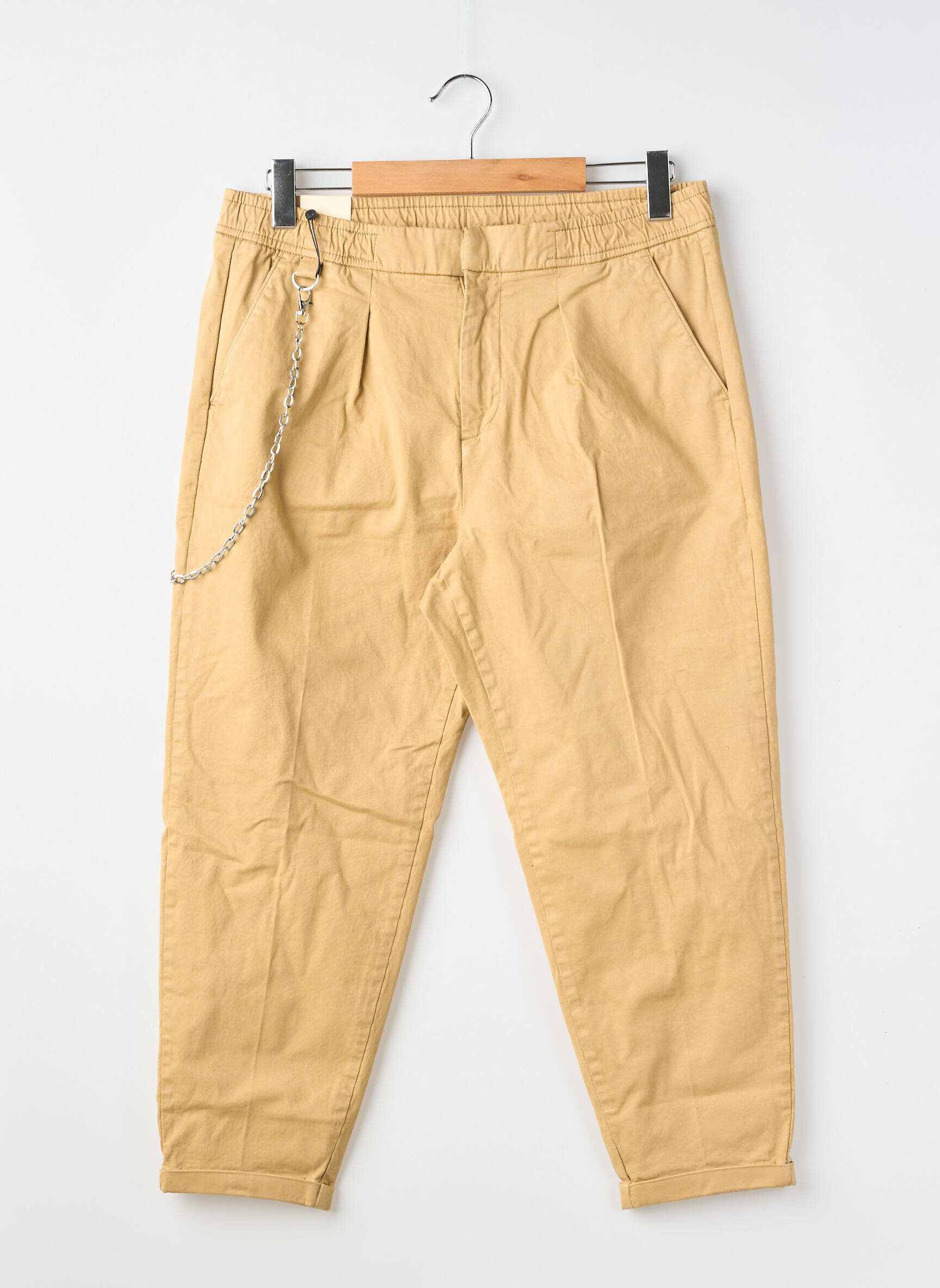 Pantalon droit beige REDEFINED REBEL homme