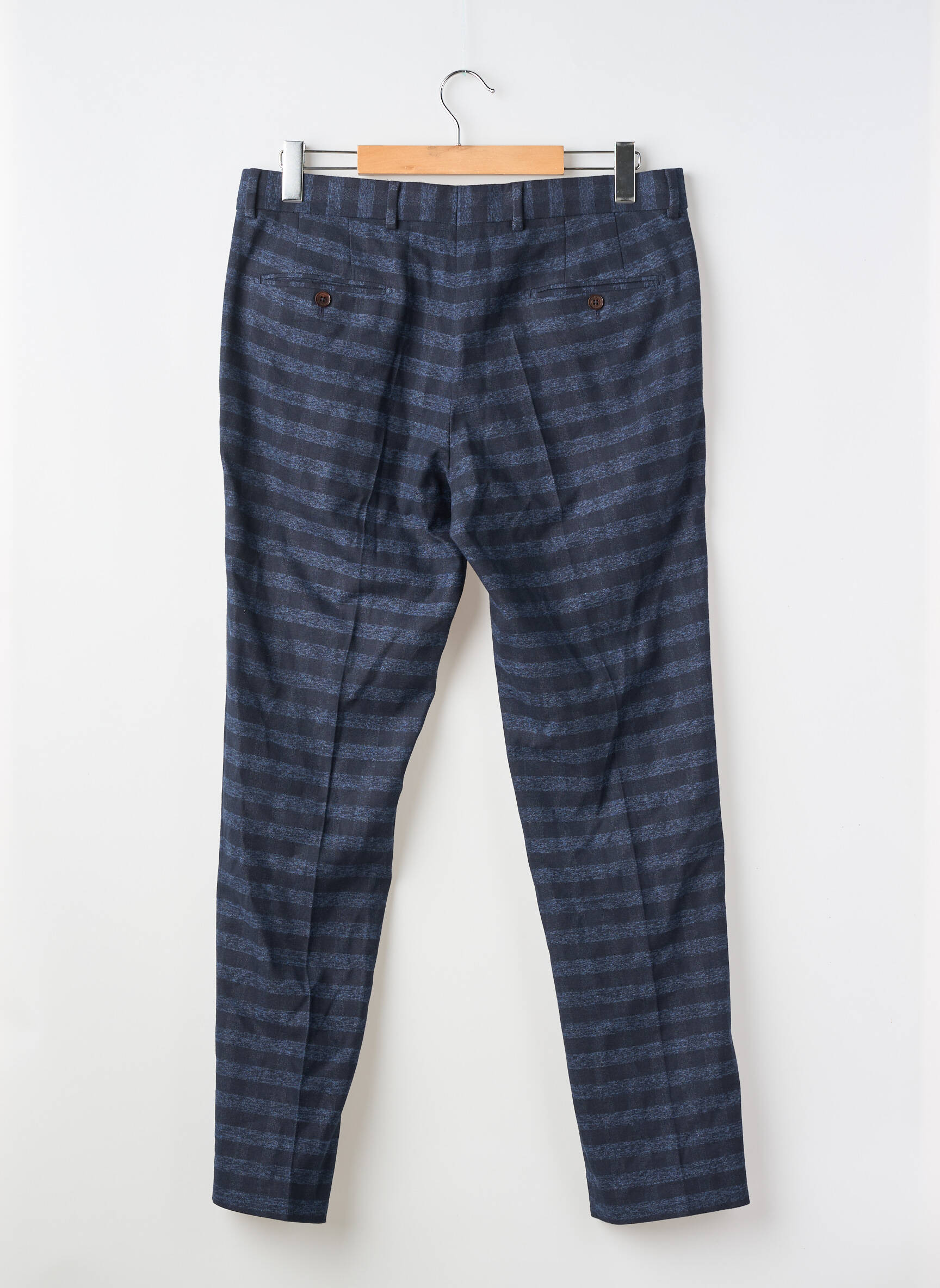 Pantalon droit bleu LE FABULEUX MARCEL DE BRUXELLES homme