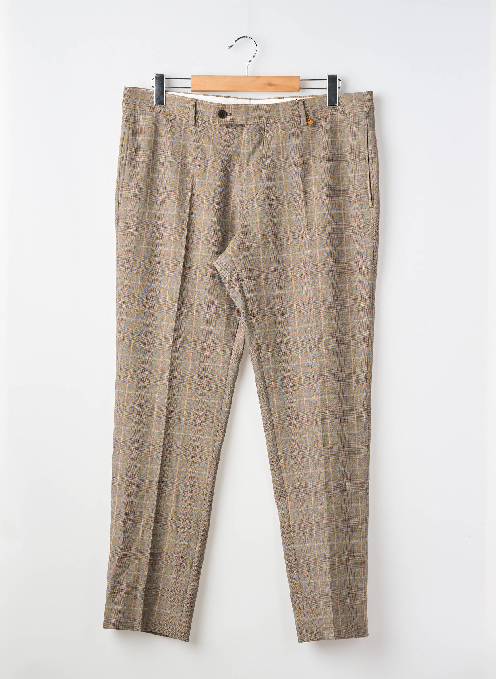 Pantalon droit beige LE FABULEUX MARCEL DE BRUXELLES homme