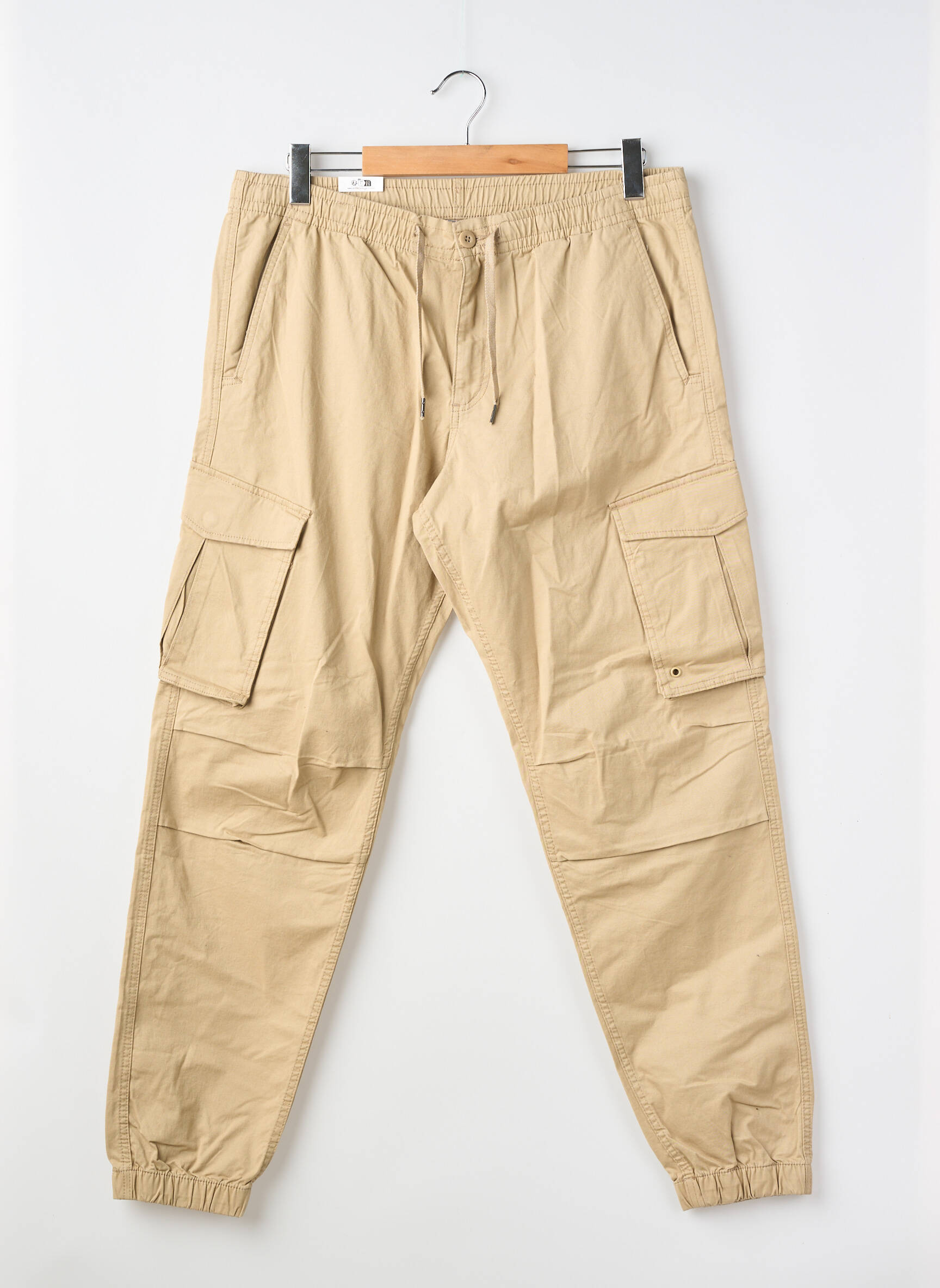 Pantalon cargo beige JACK & JONES homme