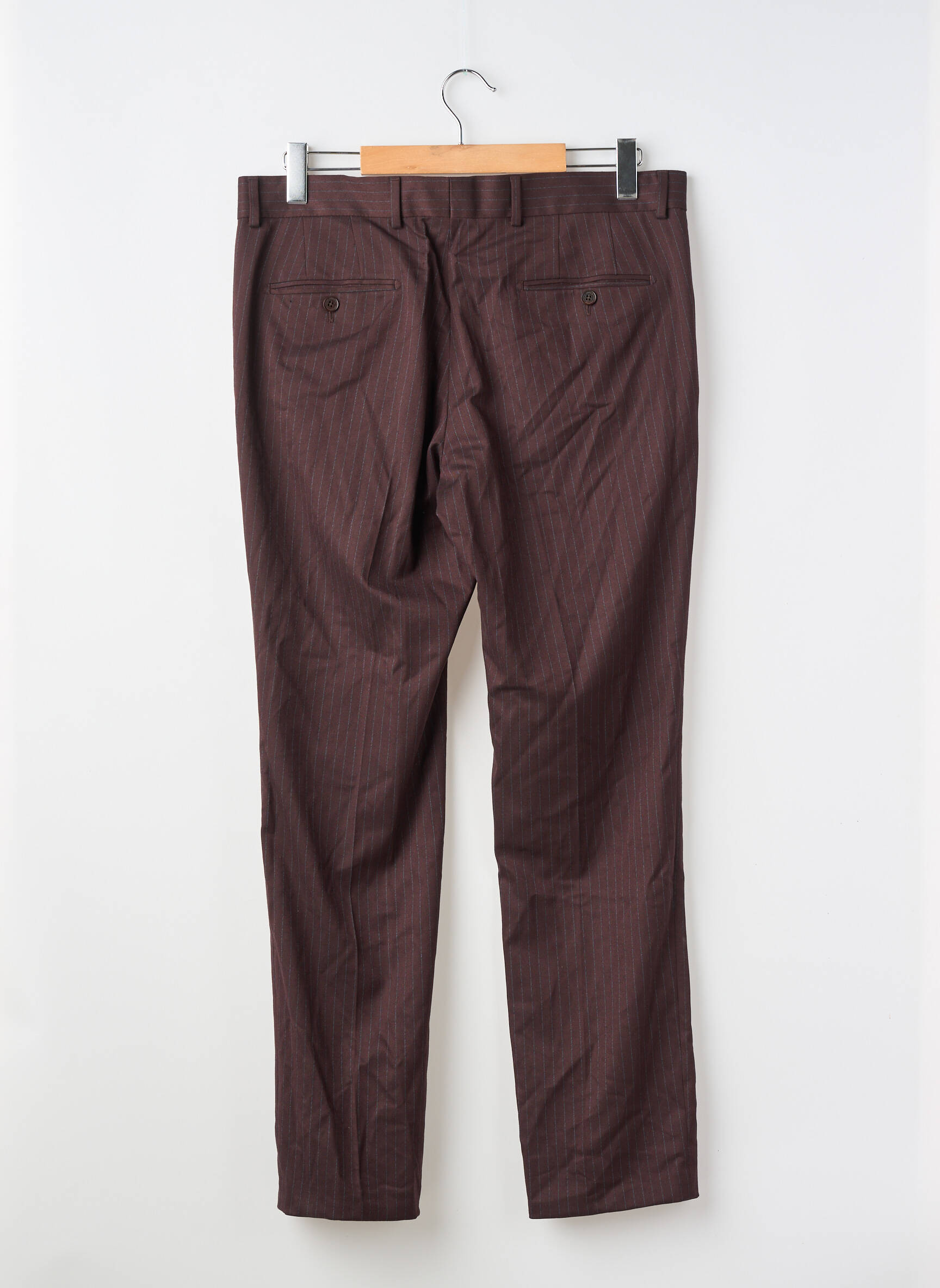 Pantalon droit marron LE FABULEUX MARCEL DE BRUXELLES homme