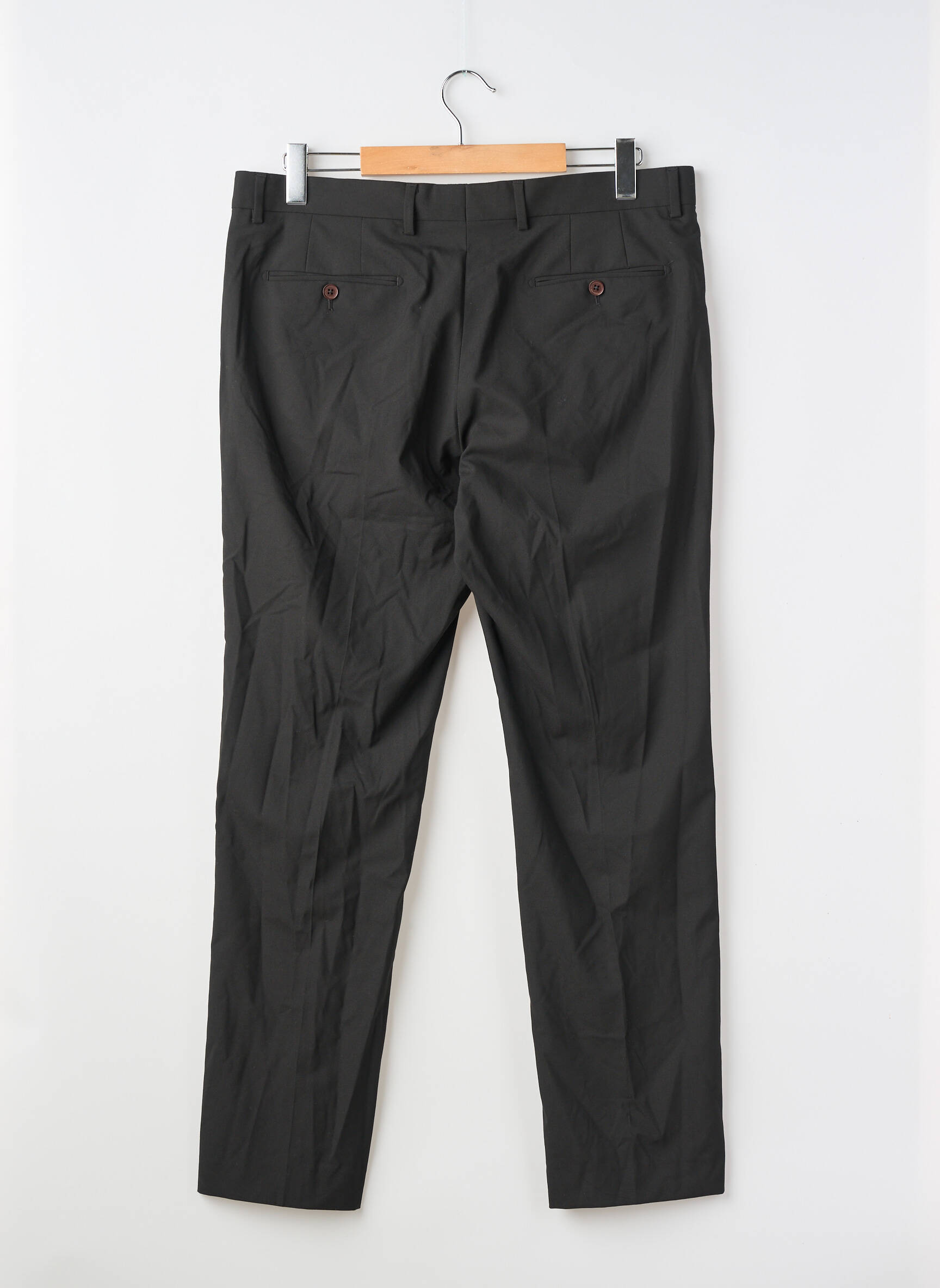 Pantalon droit noir LE FABULEUX MARCEL DE BRUXELLES homme