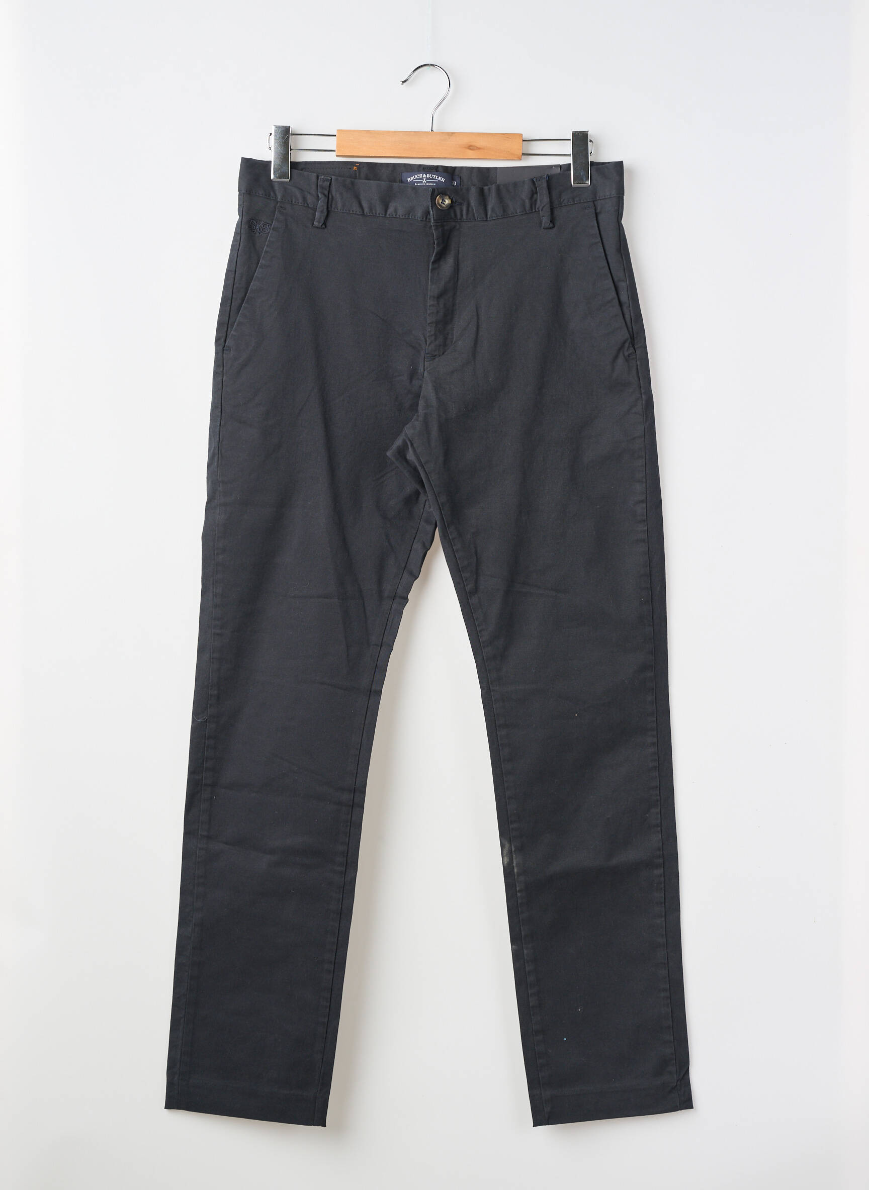 Pantalon chino noir BRUCE & BUTLER  homme