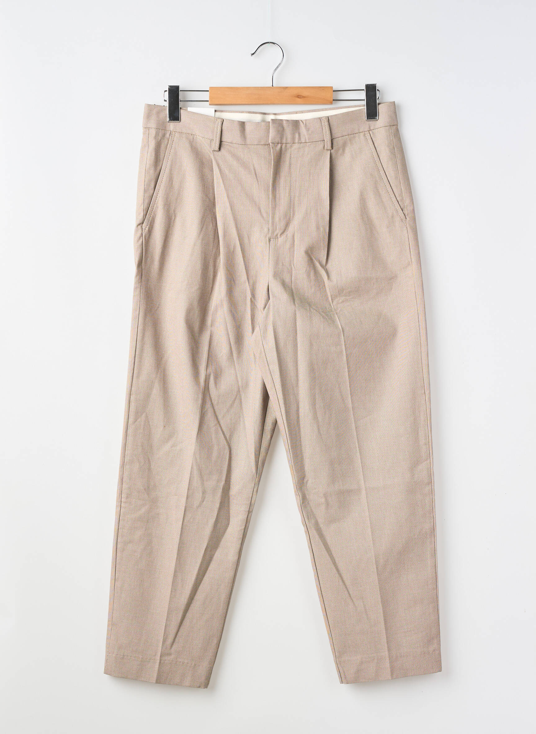 Pantalon droit beige SELECTED homme