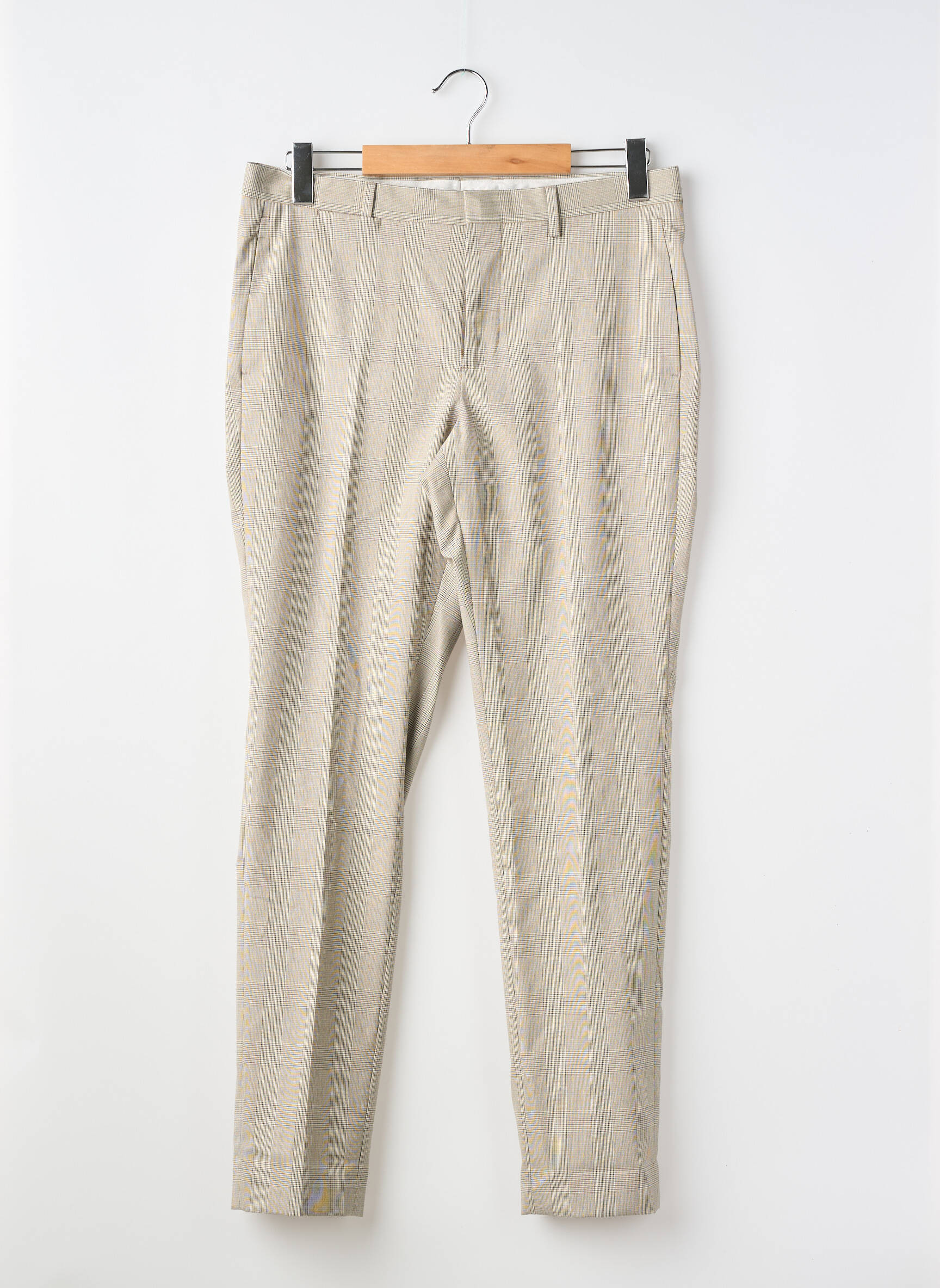 Pantalon droit gris MANGO homme