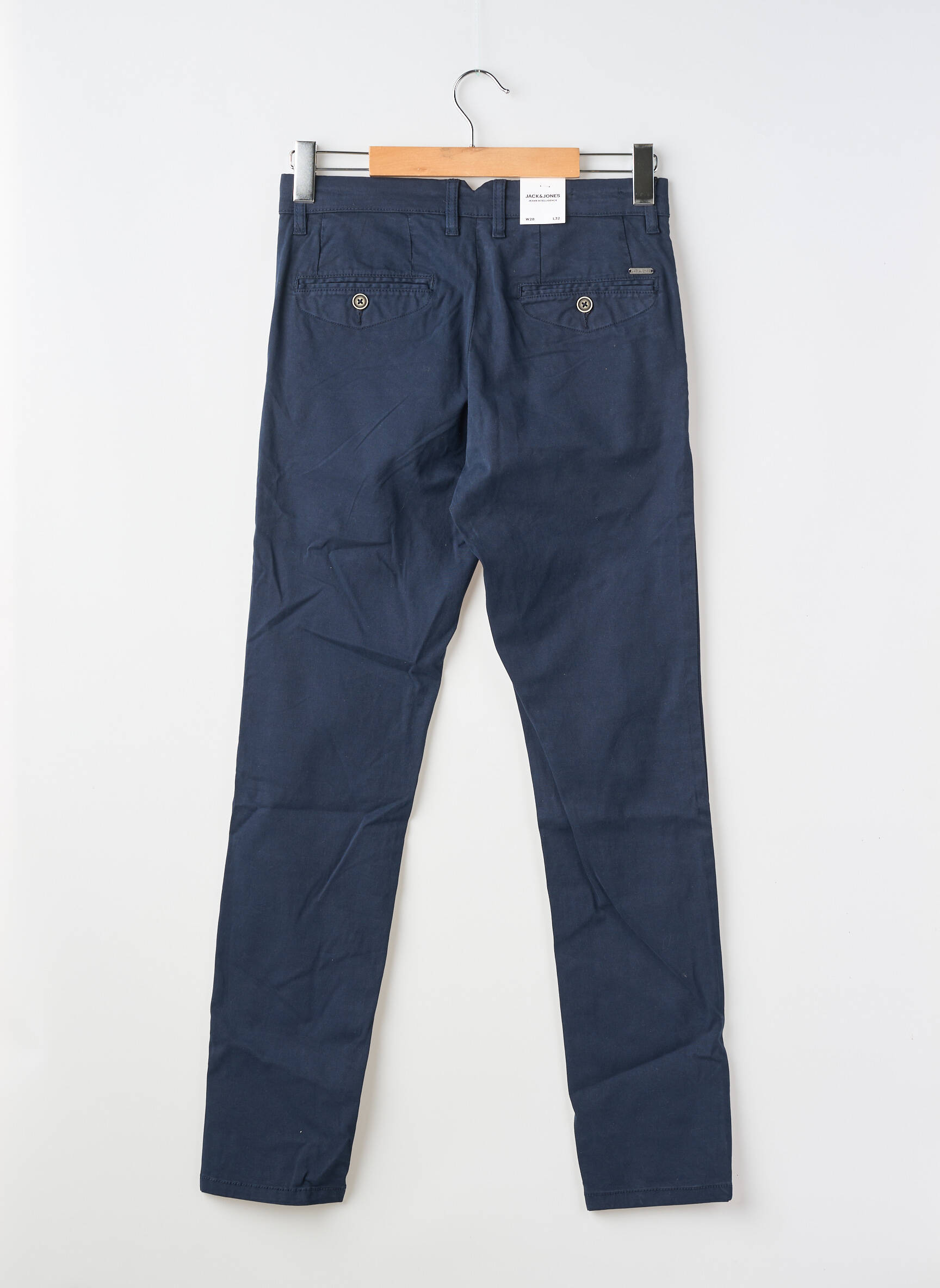 Pantalon chino bleu JACK & JONES homme