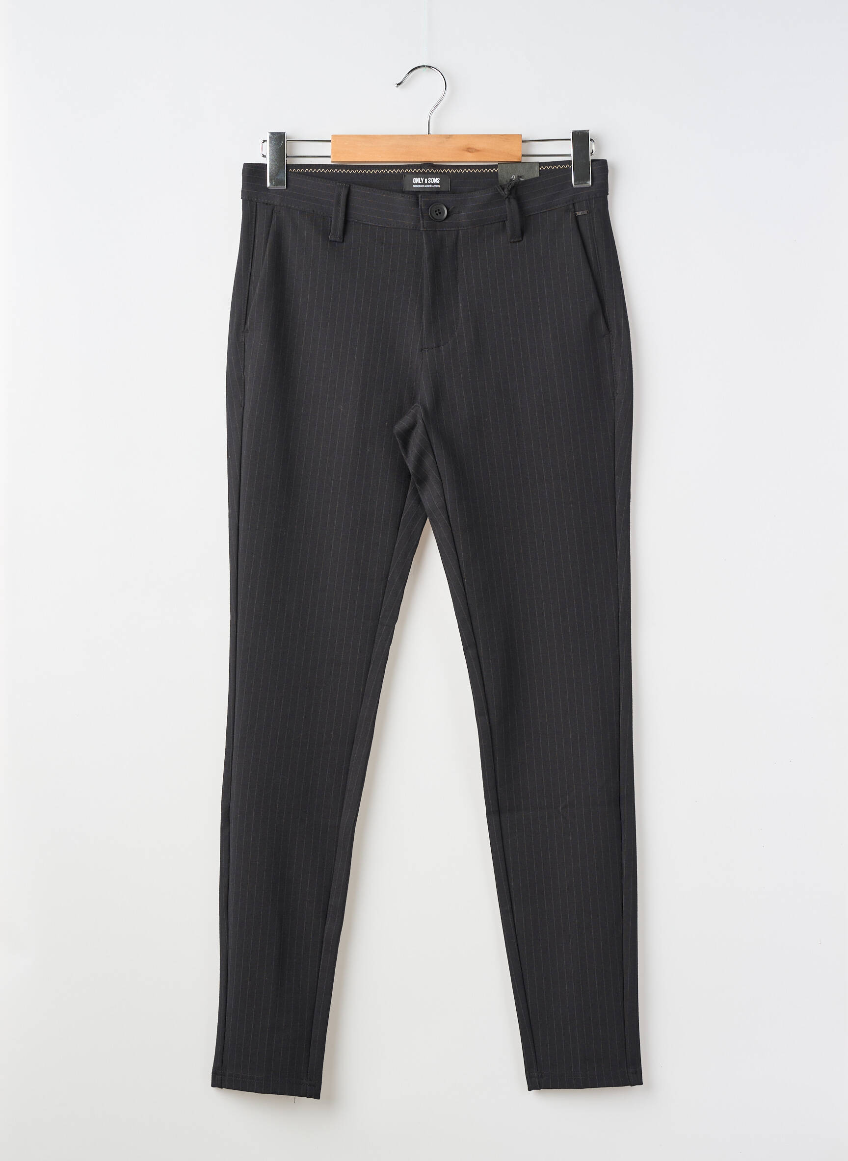 Pantalon droit noir ONLY&SONS homme