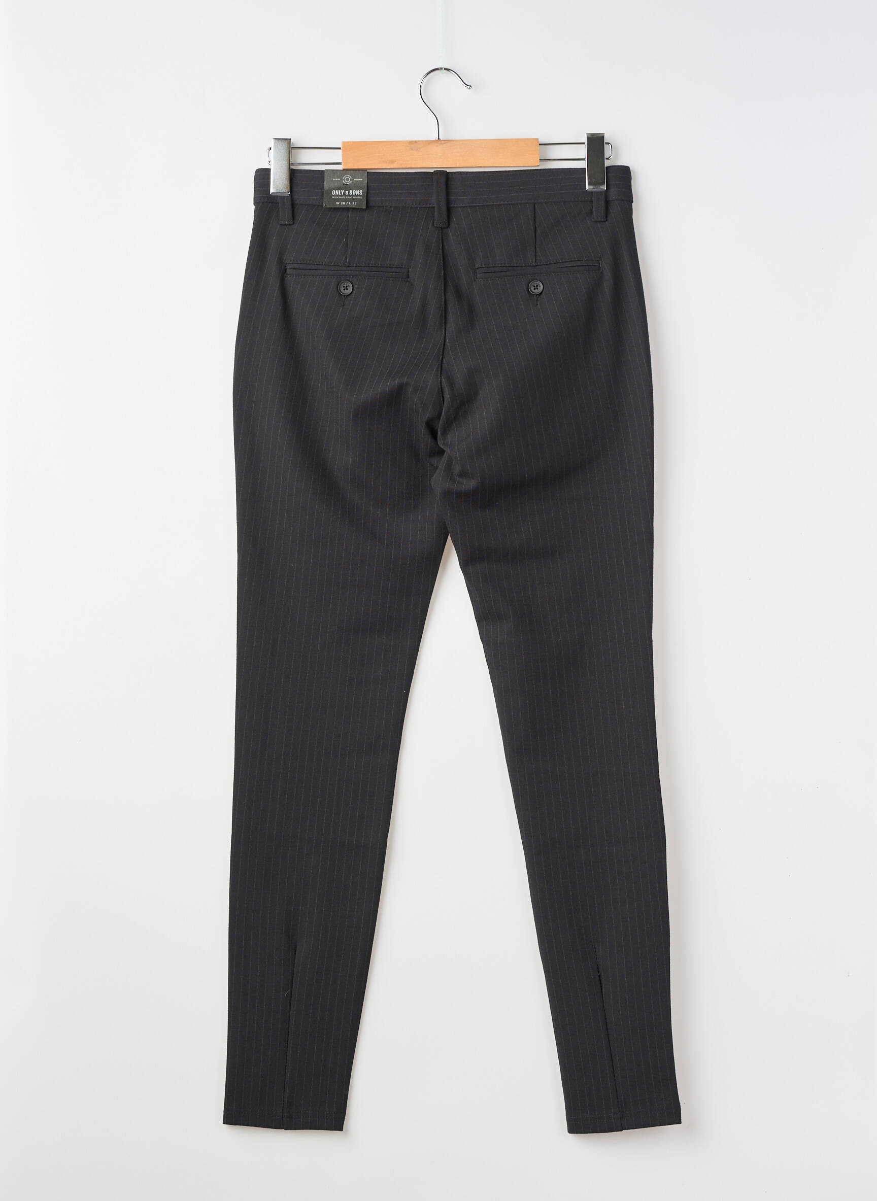 Pantalon droit noir ONLY&SONS homme