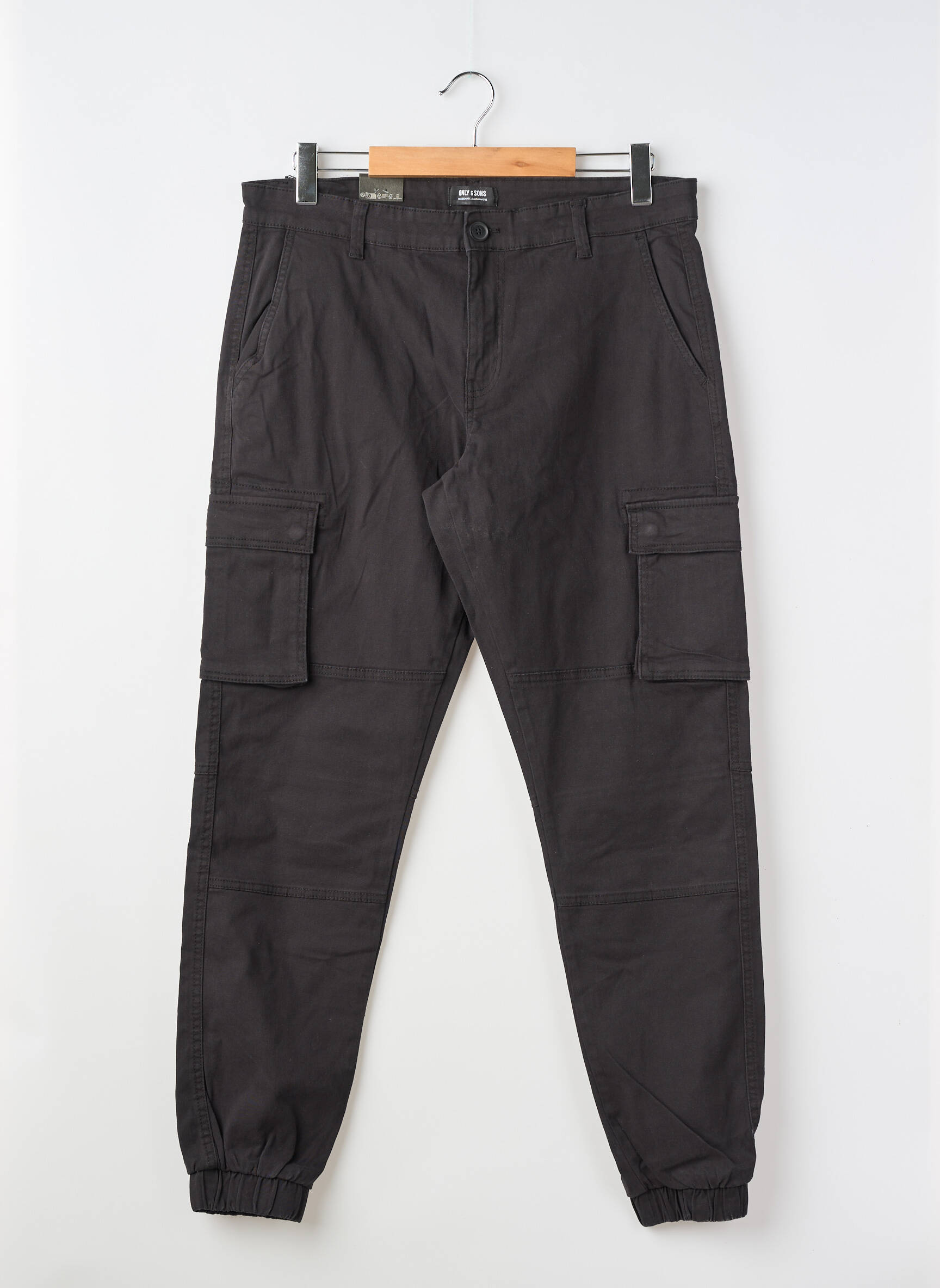 Pantalon cargo noir ONLY&SONS homme