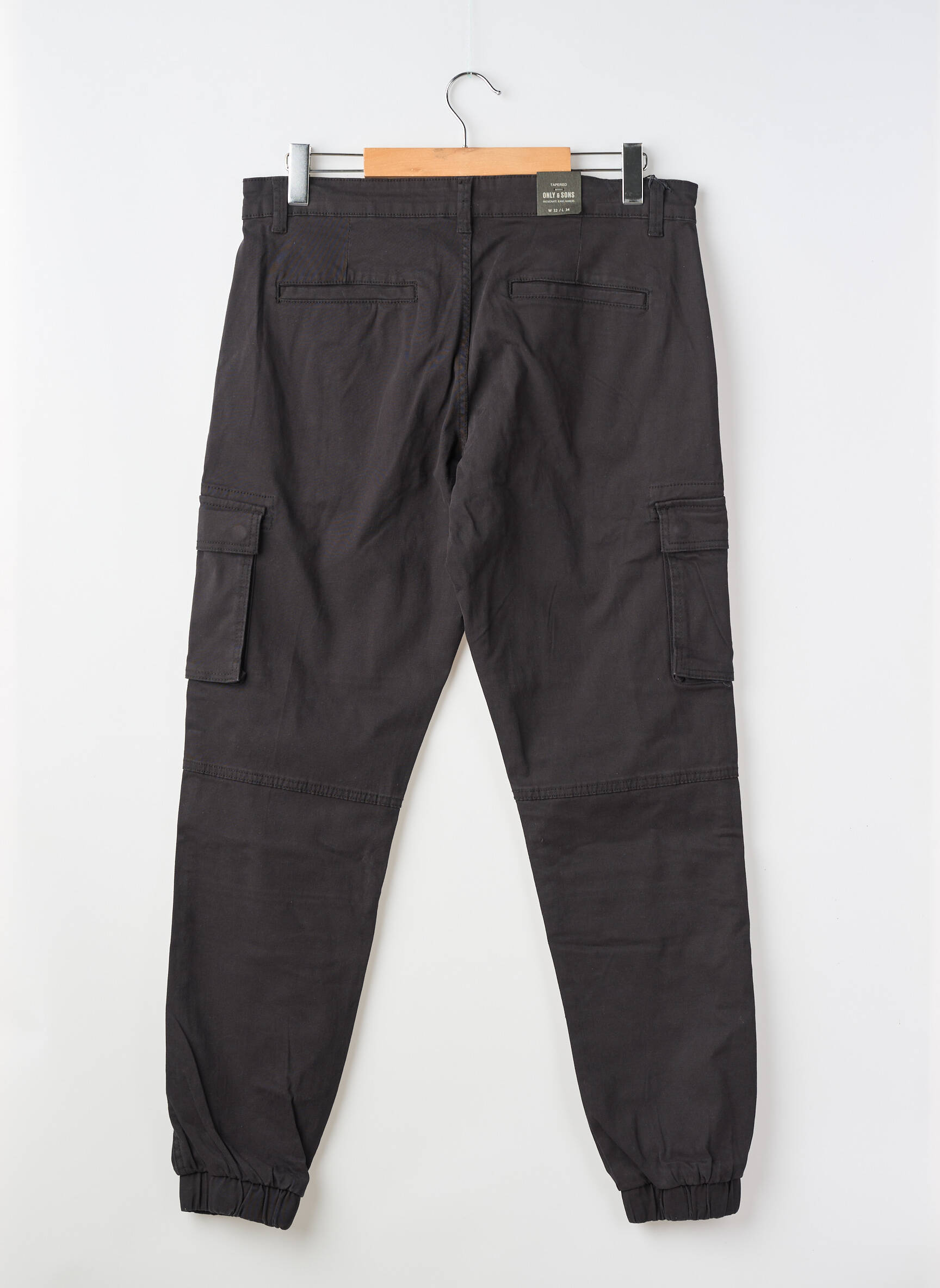 Pantalon cargo noir ONLY&SONS homme