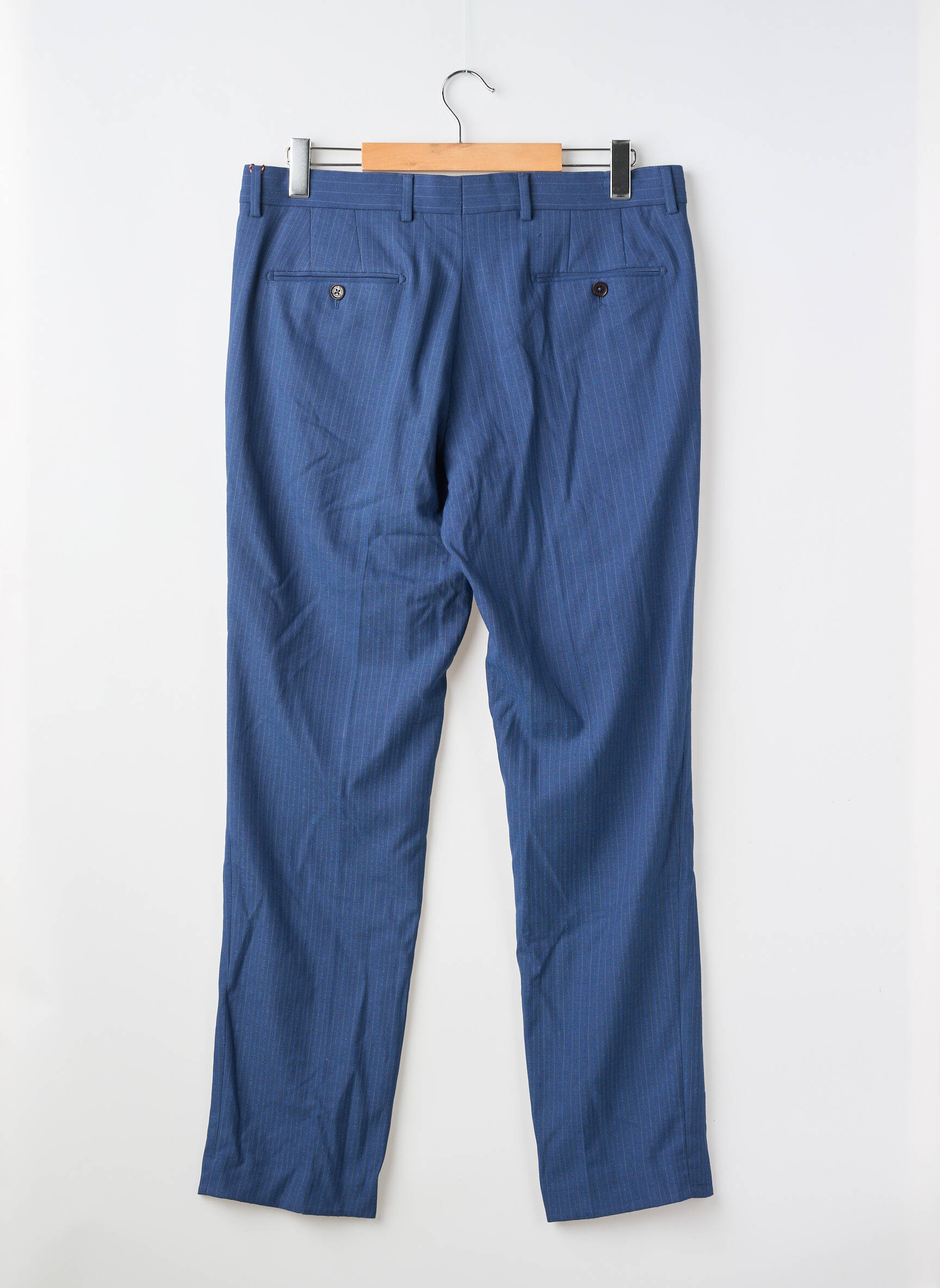 Pantalon droit bleu LE FABULEUX MARCEL DE BRUXELLES homme