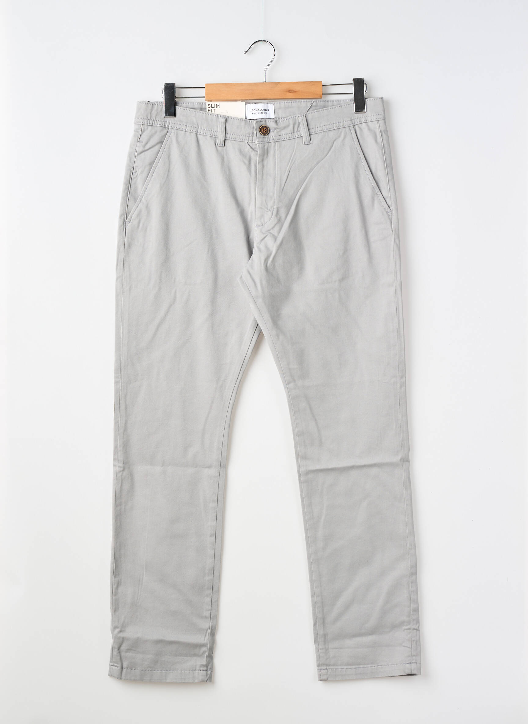 Pantalon chino gris JACK & JONES homme