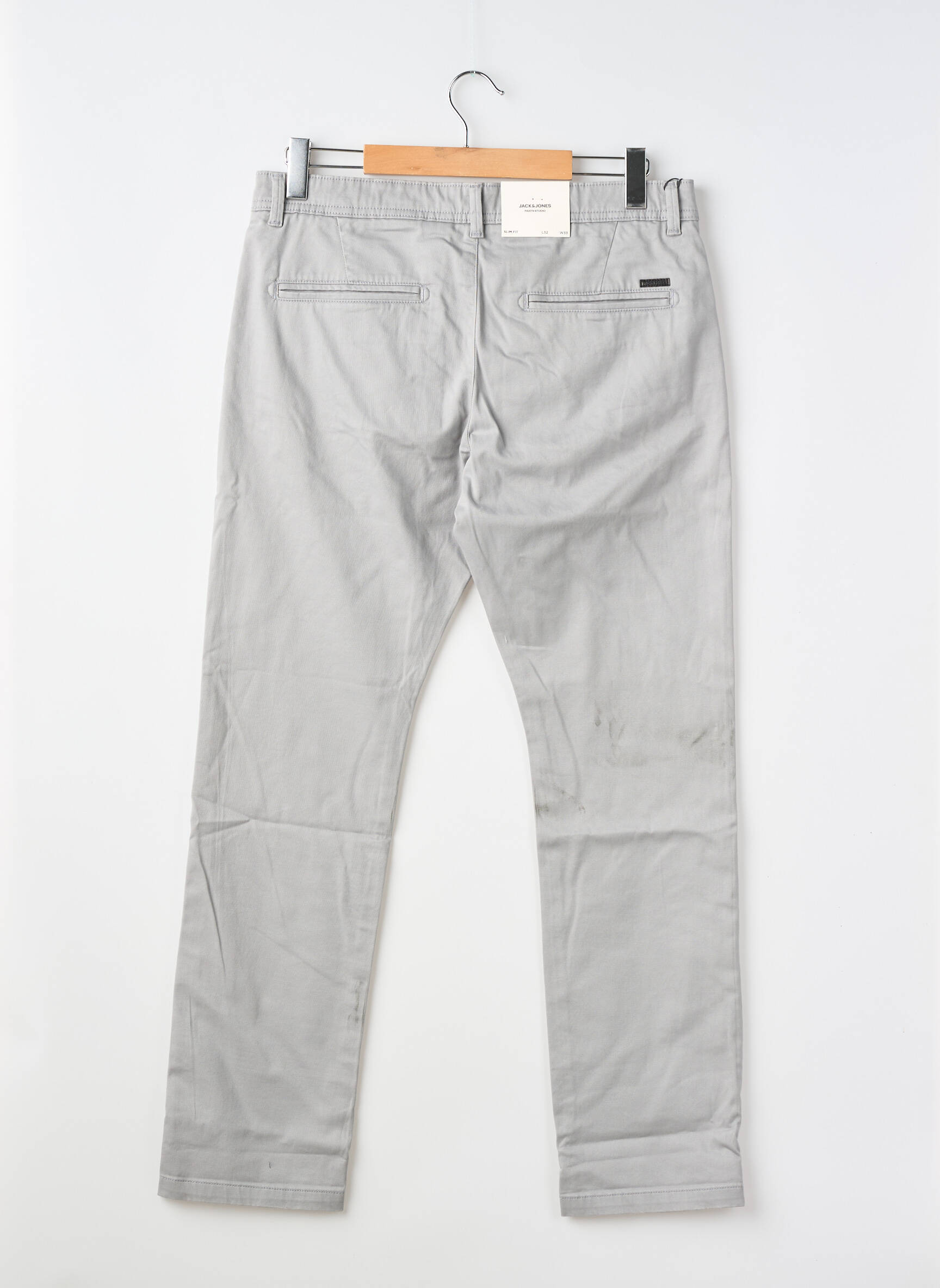 Pantalon chino gris JACK & JONES homme