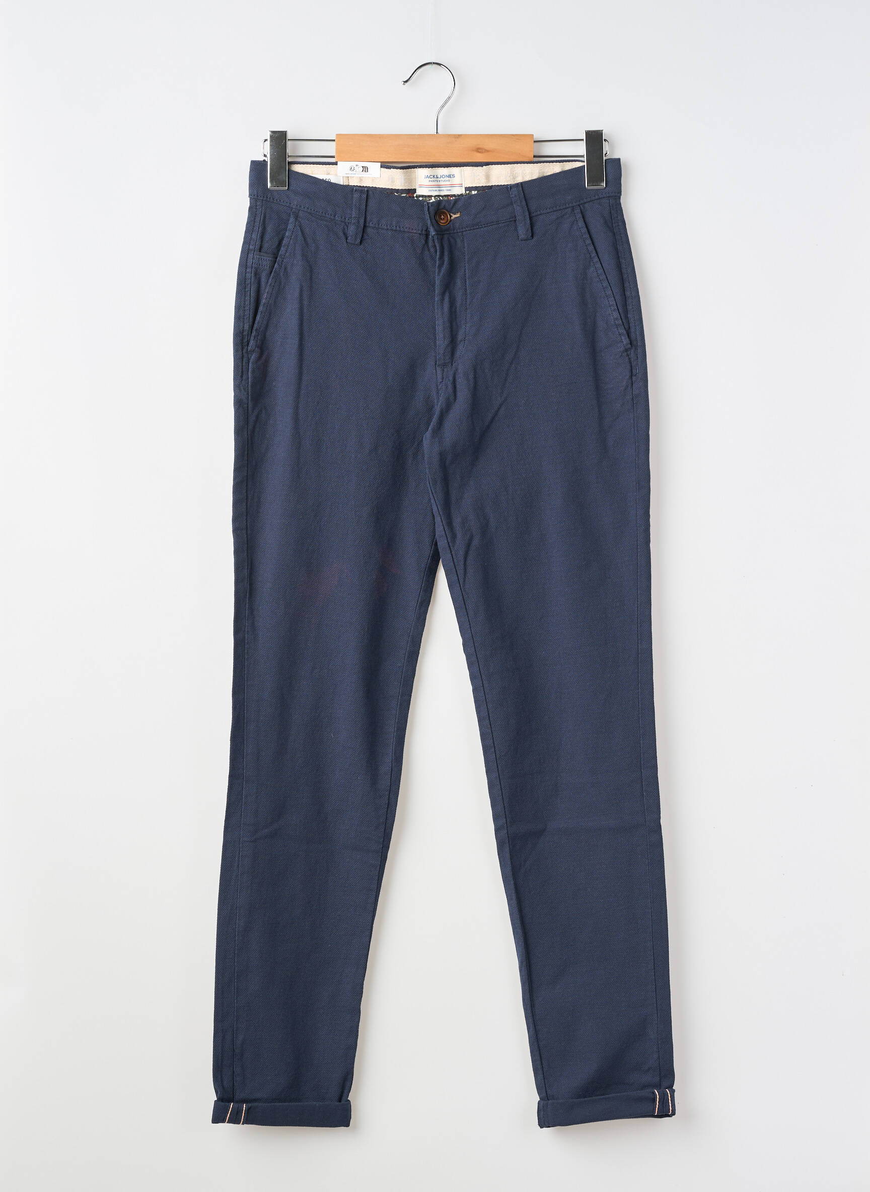 Pantalon chino bleu JACK & JONES homme