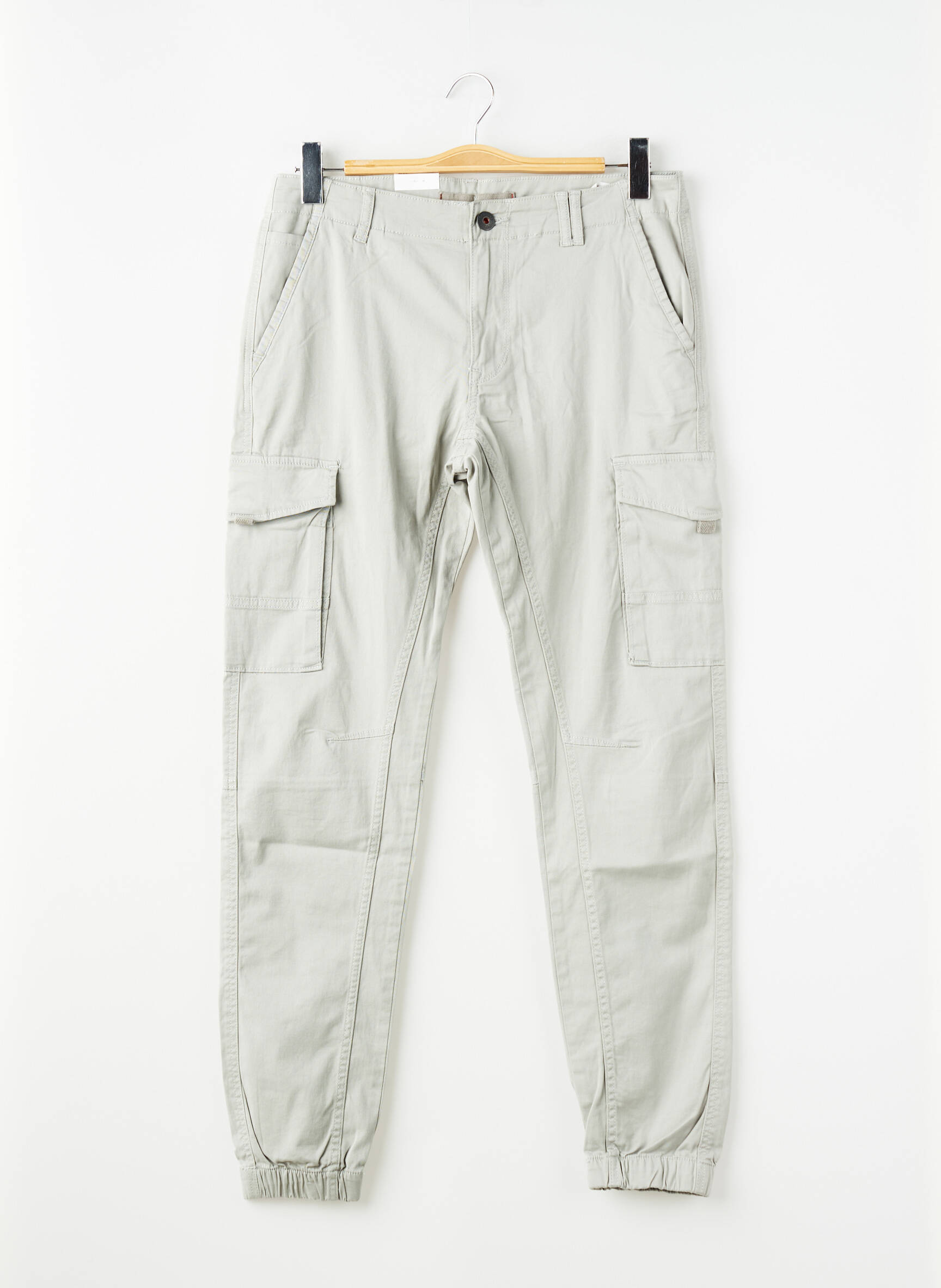 Pantalon cargo gris JACK & JONES homme