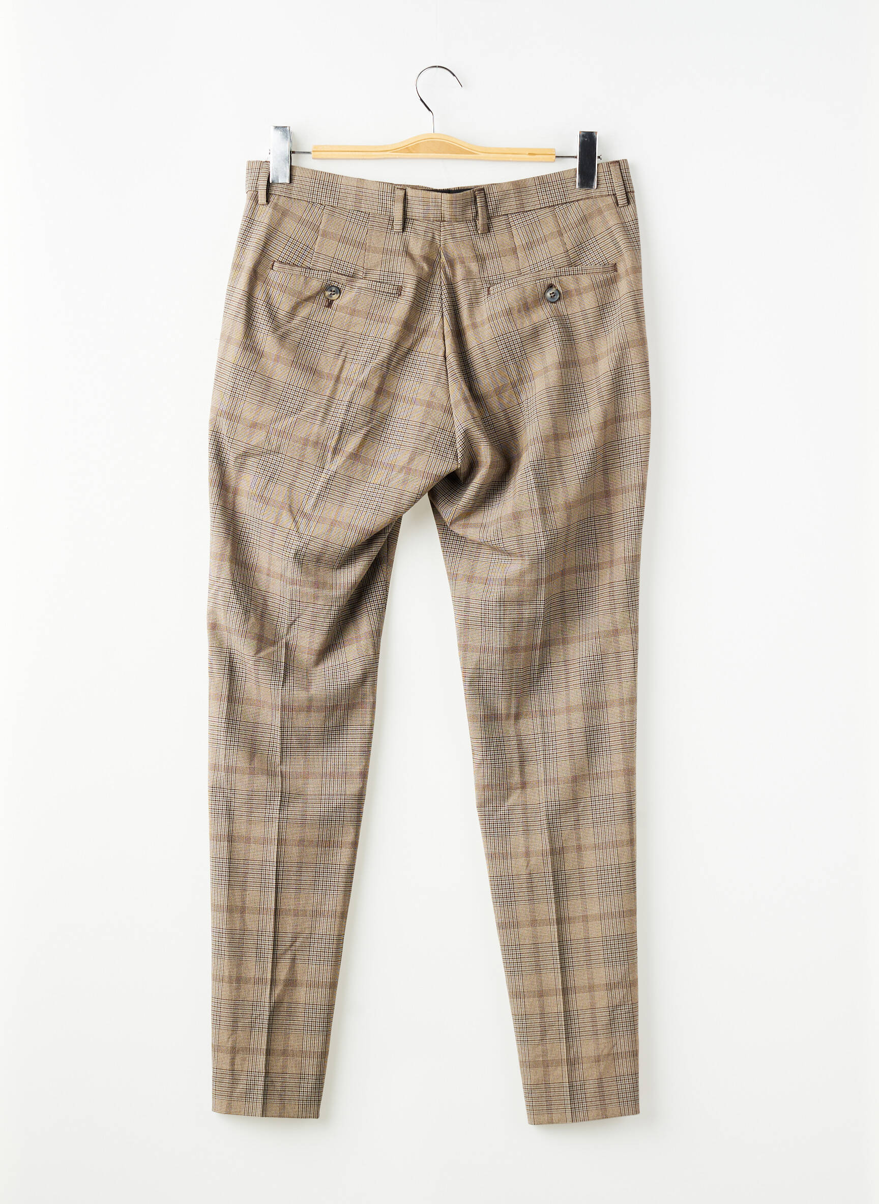 Pantalon droit beige SELECTED homme