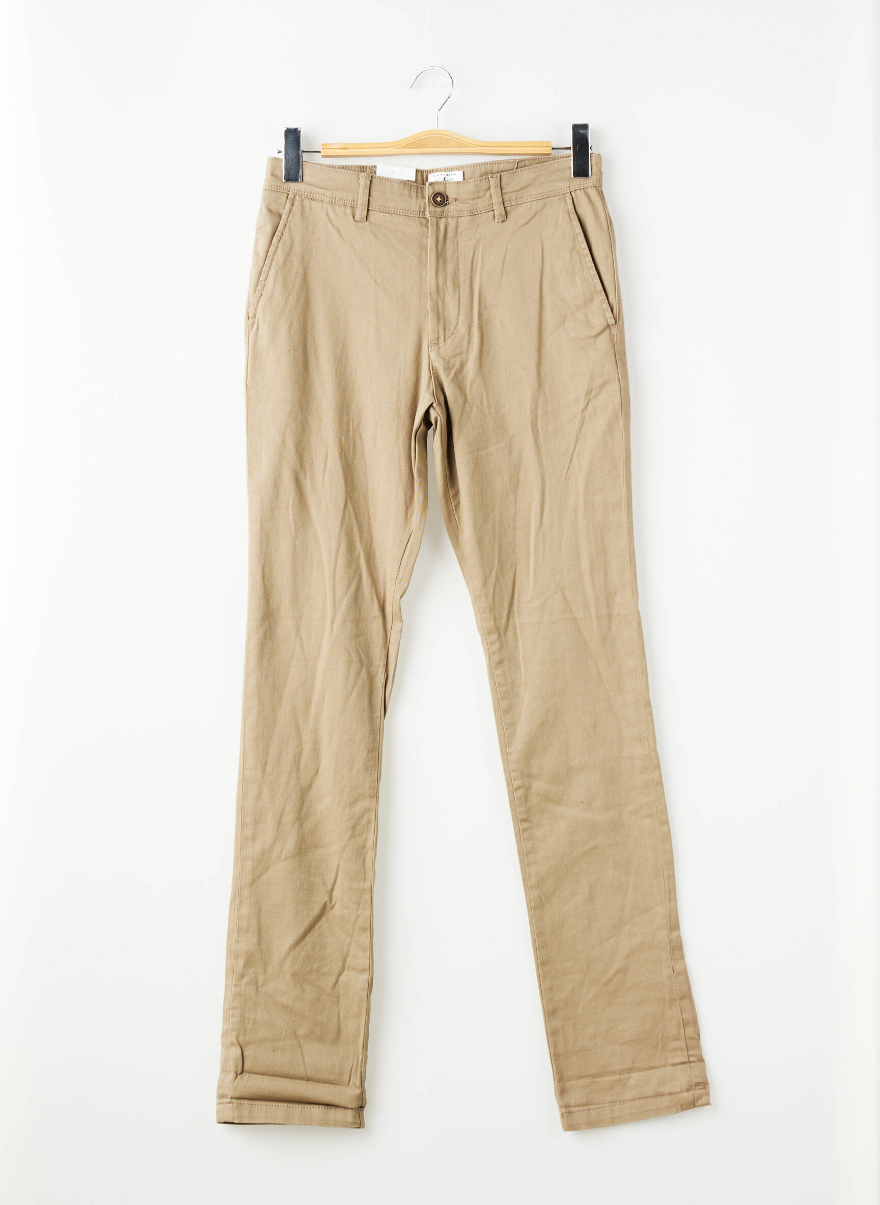 Pantalon chino beige JACK & JONES homme