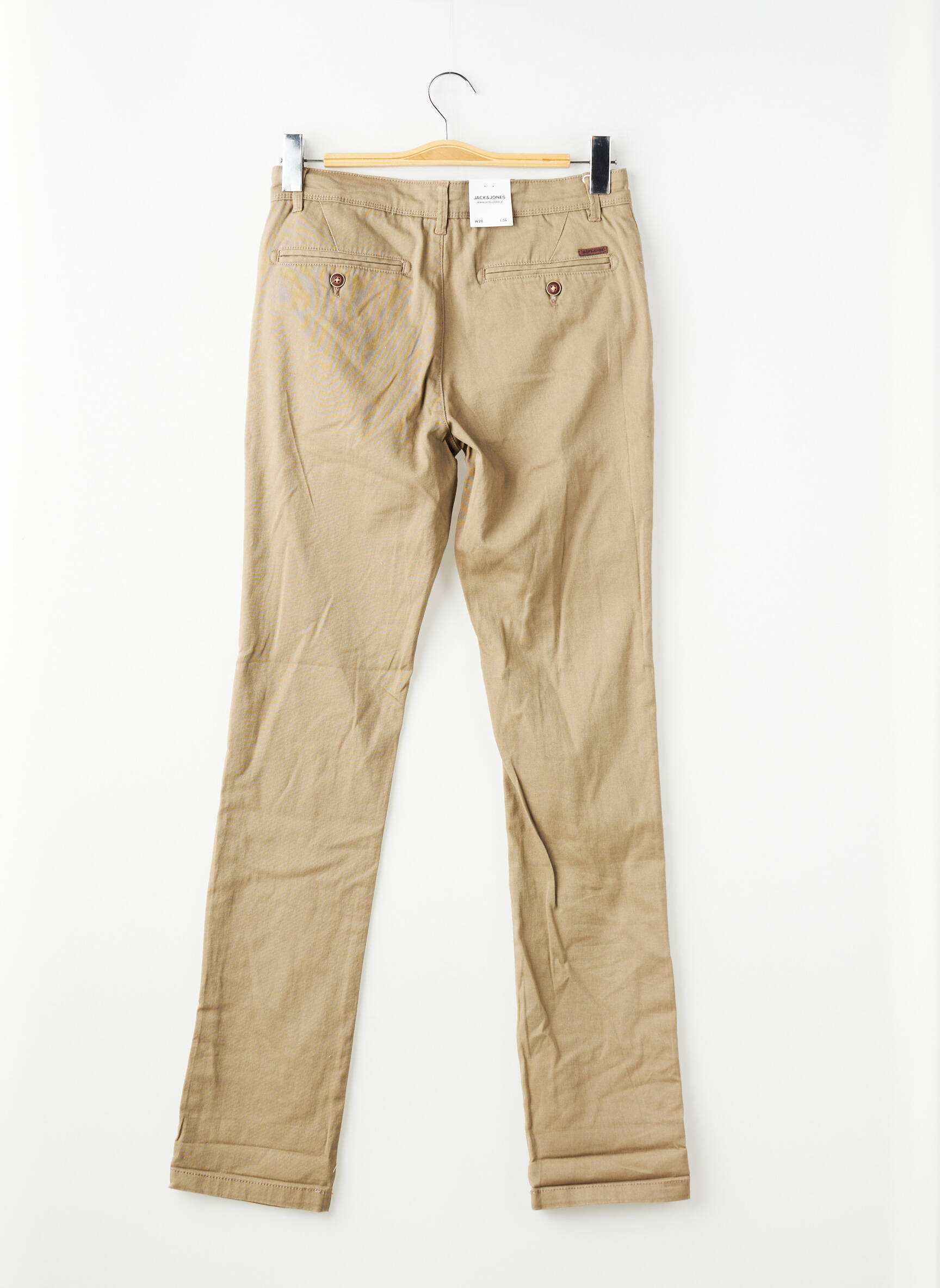 Pantalon chino beige JACK & JONES homme