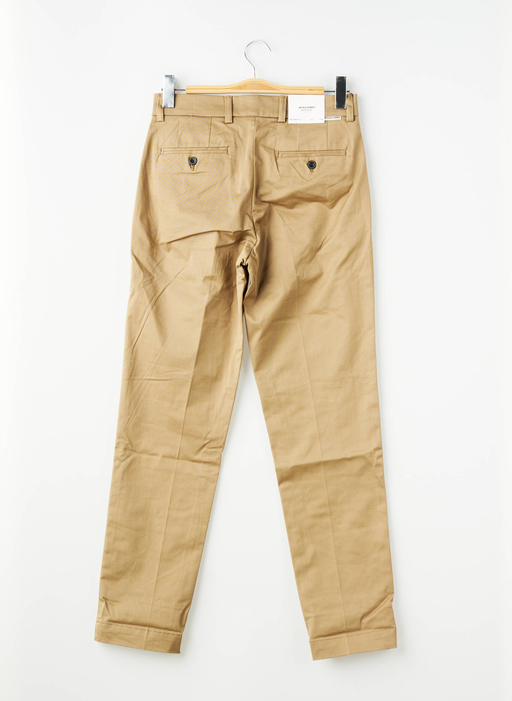 Pantalon chino beige JACK & JONES homme