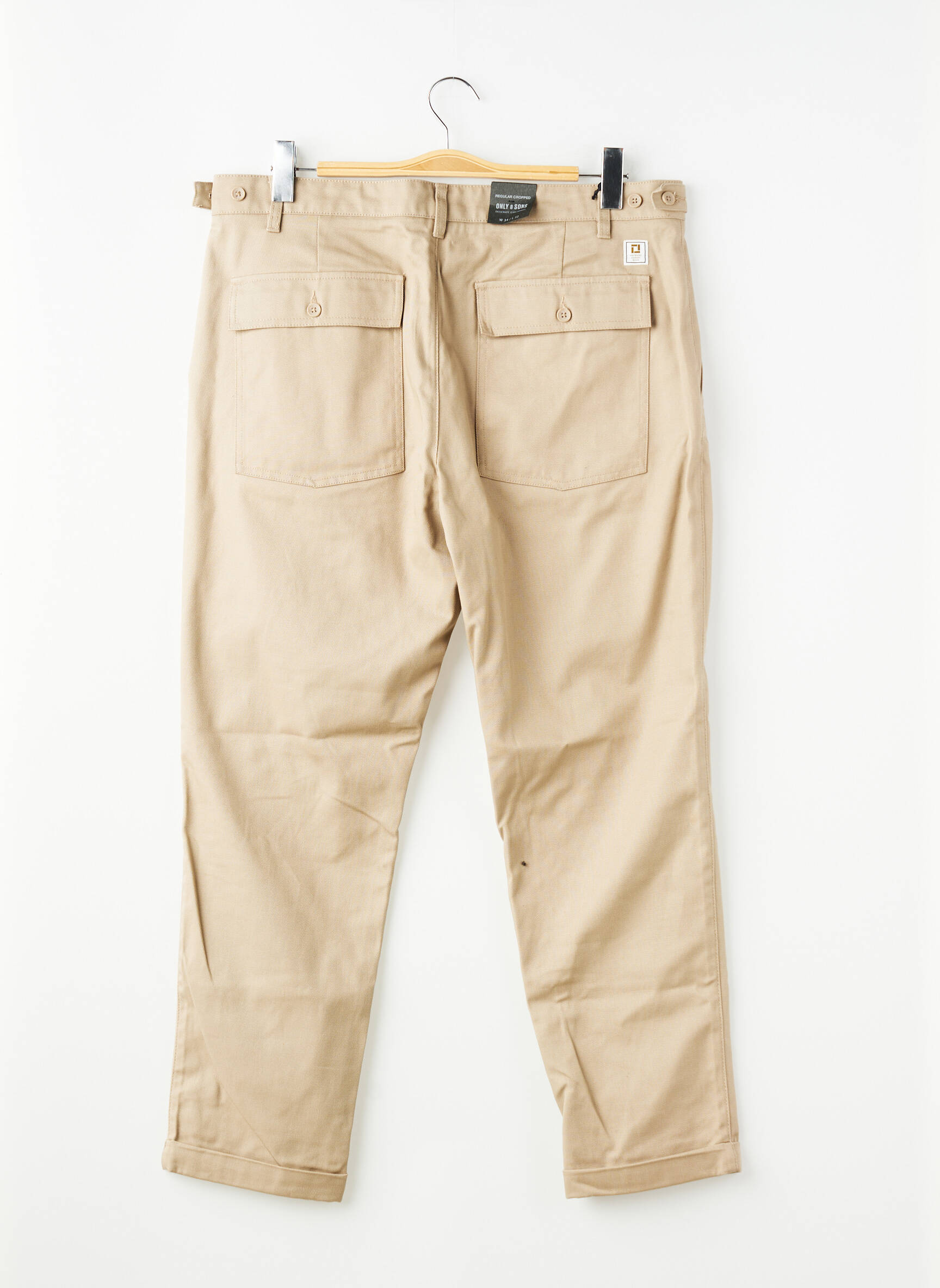 Pantalon droit taupe ONLY&SONS homme