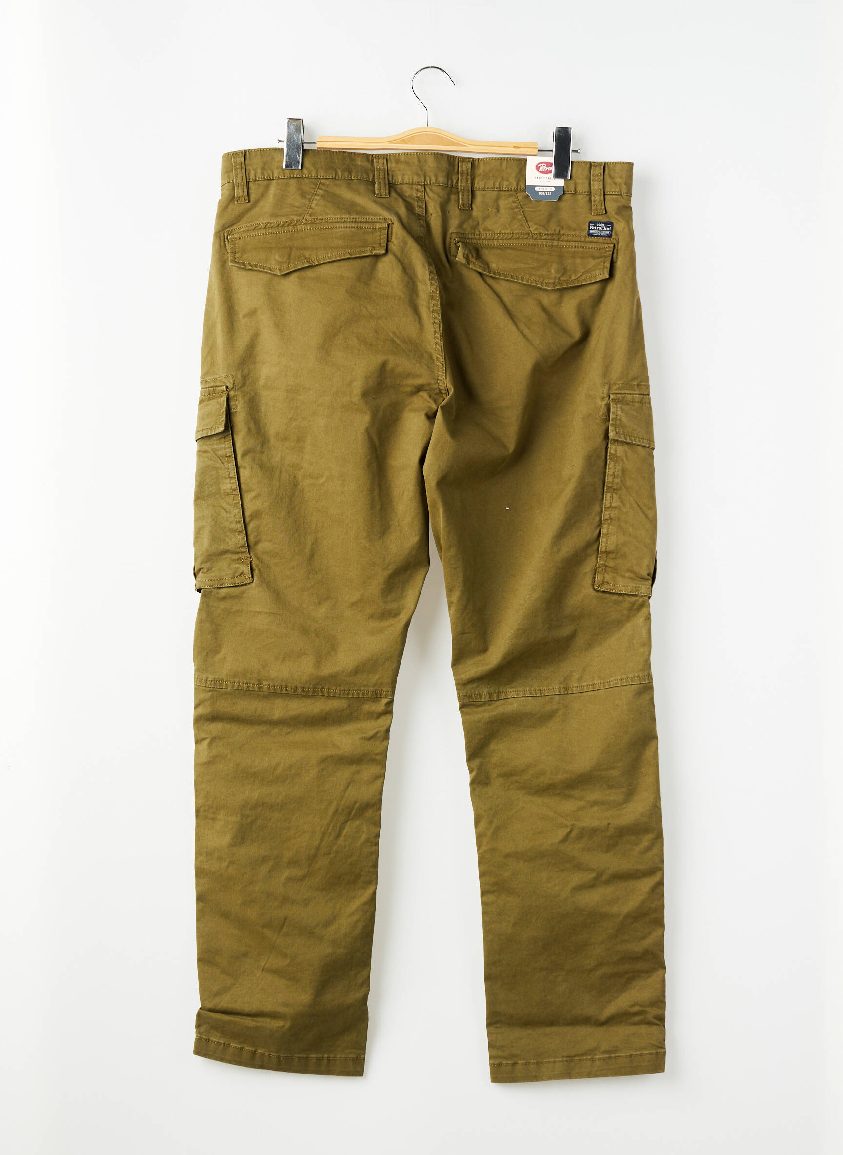 Pantalon cargo vert PETROL INDUSTRIES homme