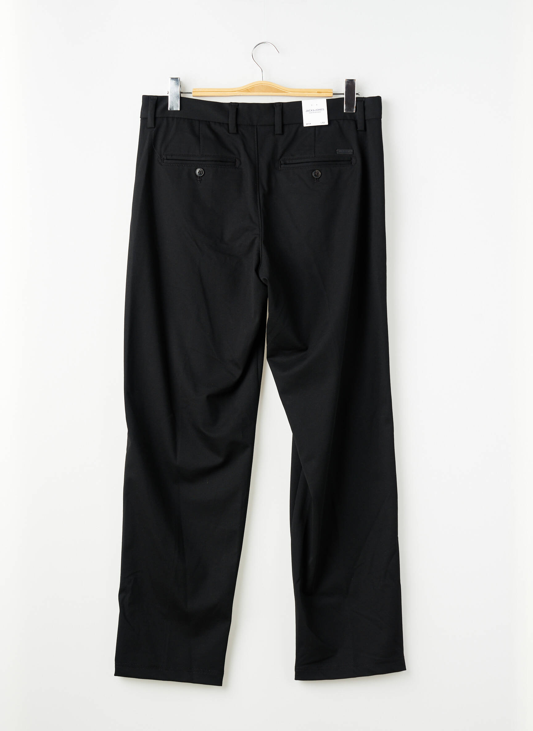 Pantalon droit noir JACK & JONES homme