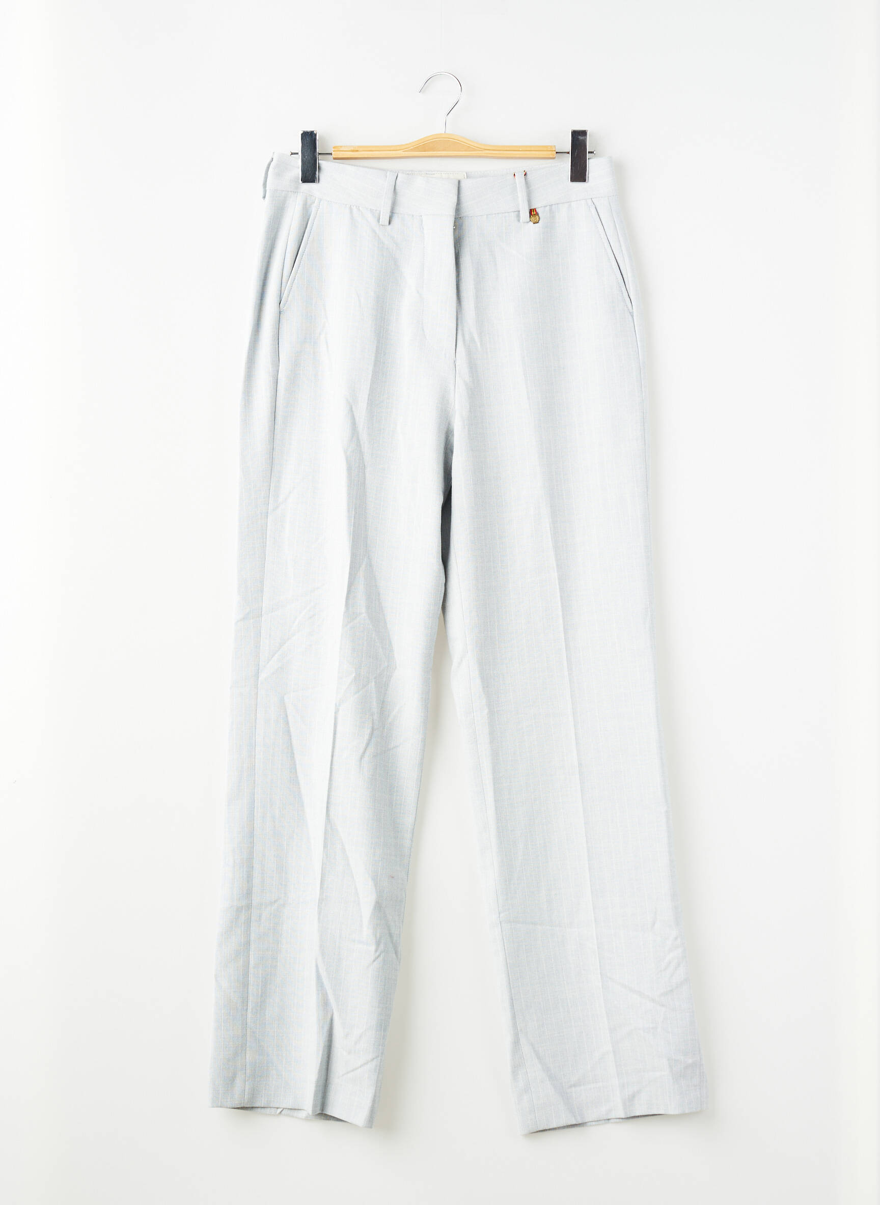 Pantalon droit bleu LE FABULEUX MARCEL DE BRUXELLES femme