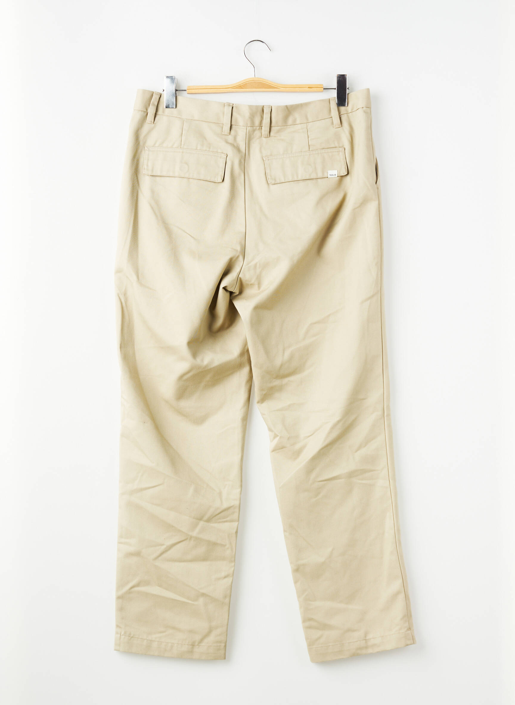 Pantalon chino beige SOLID homme