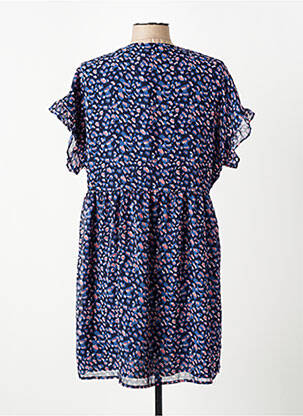 Robe courte bleu LE TEMPS DES CERISES femme