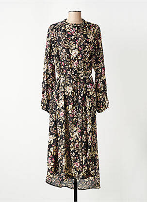 Robe longue noir MANGO femme