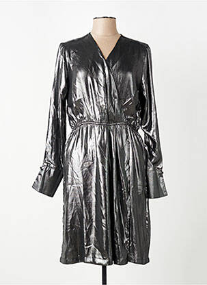 Robe mi-longue argent MEXX femme