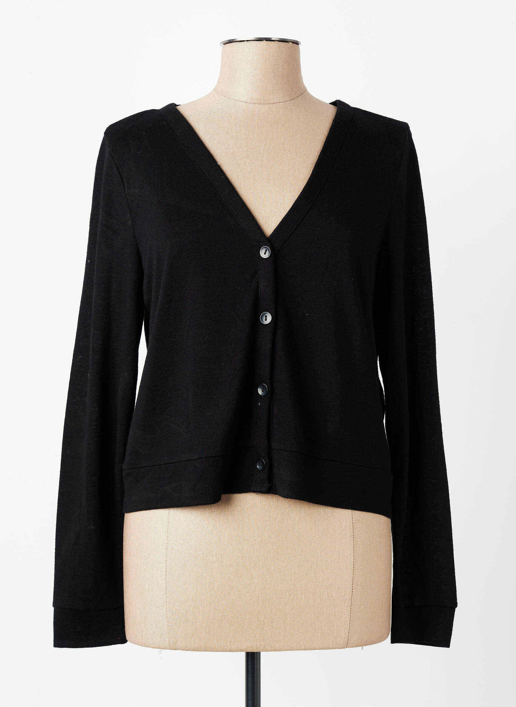 Gilet manches longues noir STREET ONE femme