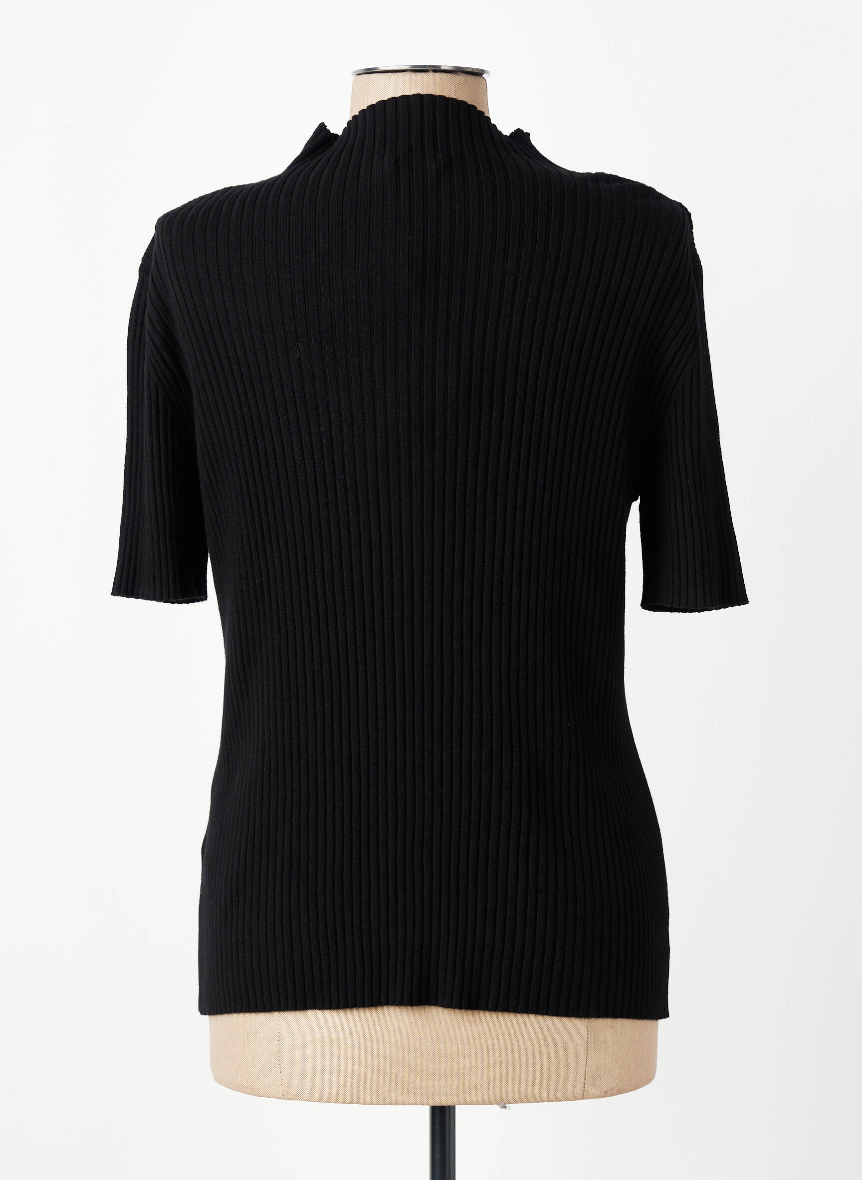 Pull col roulé noir MORE & MORE femme