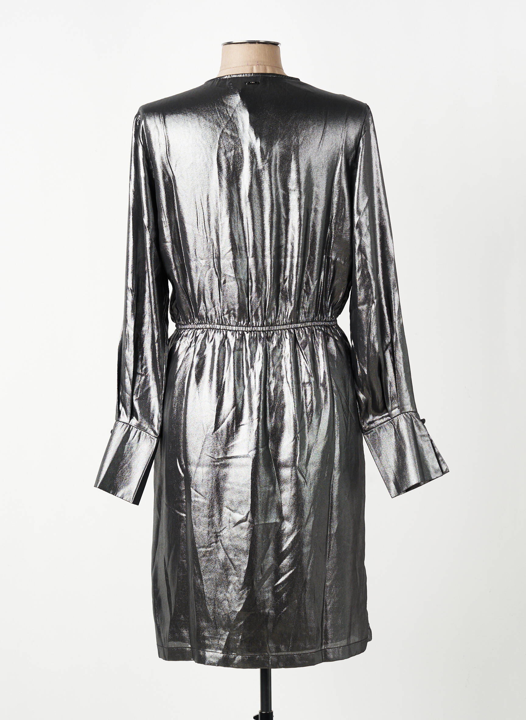 Robe mi-longue argent MEXX femme