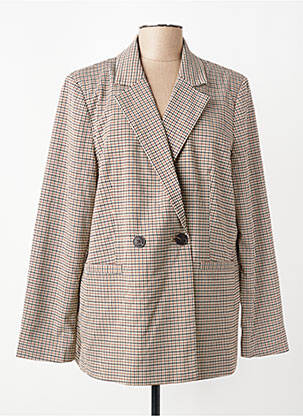 Blazer col tailleur beige VERO MODA femme