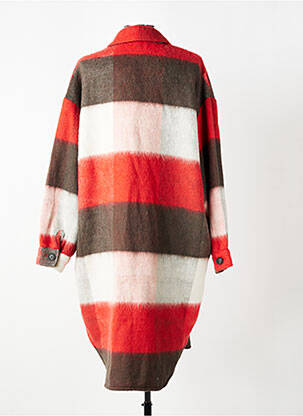 Manteau long rouge VERO MODA femme