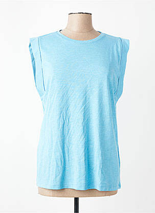 Débardeur bleu TOM TAILOR femme