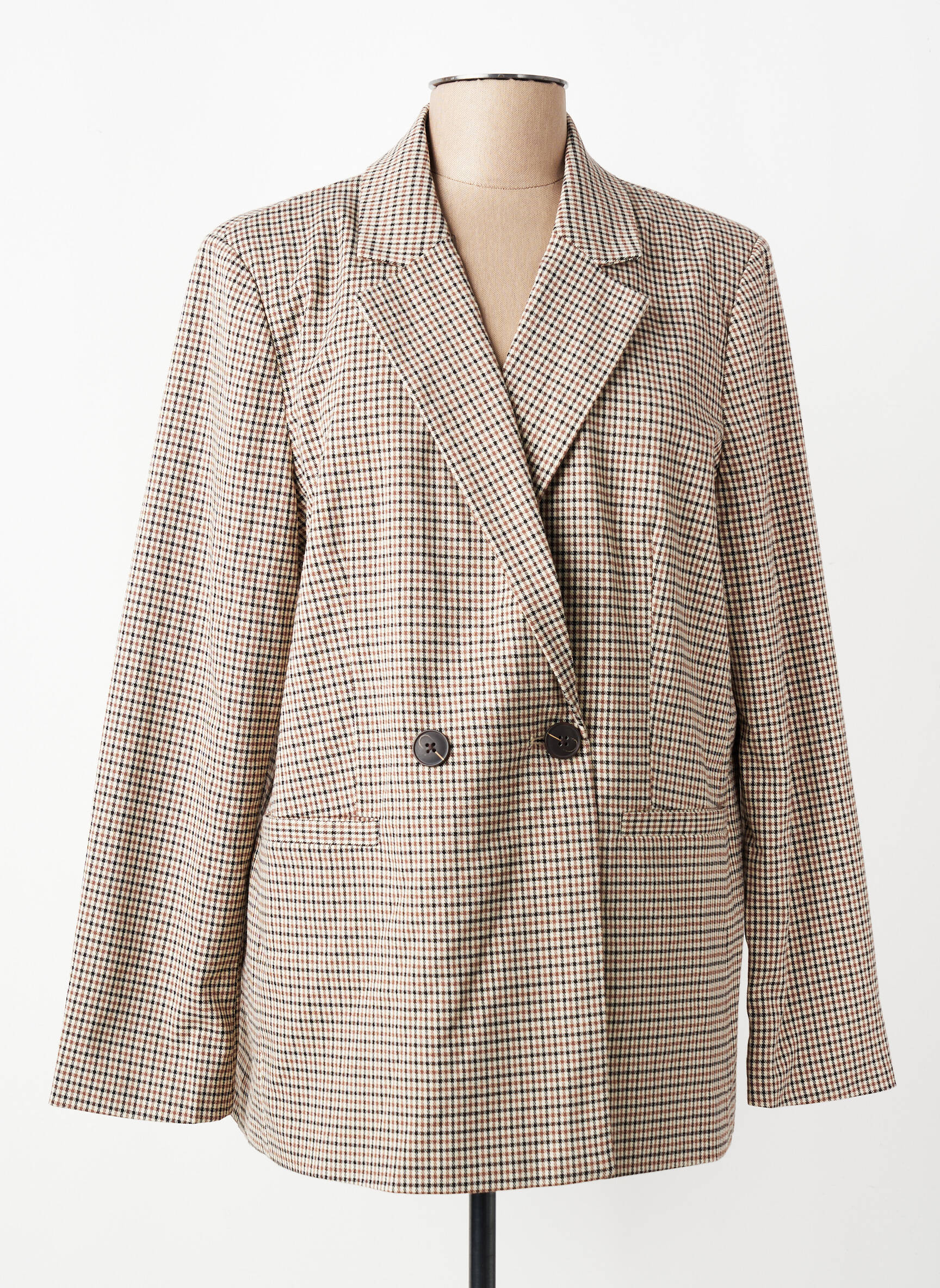 Blazer col tailleur beige VERO MODA femme