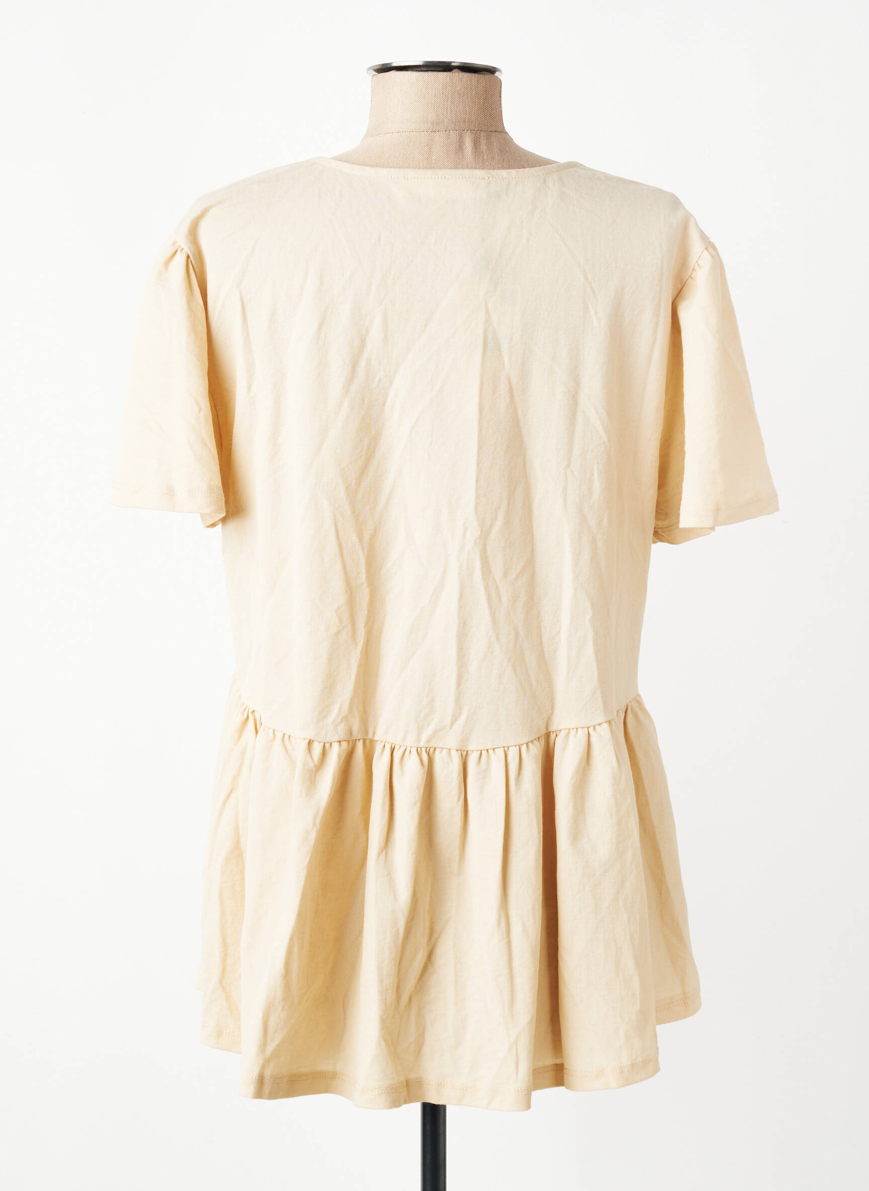 Blouse beige MANGO femme