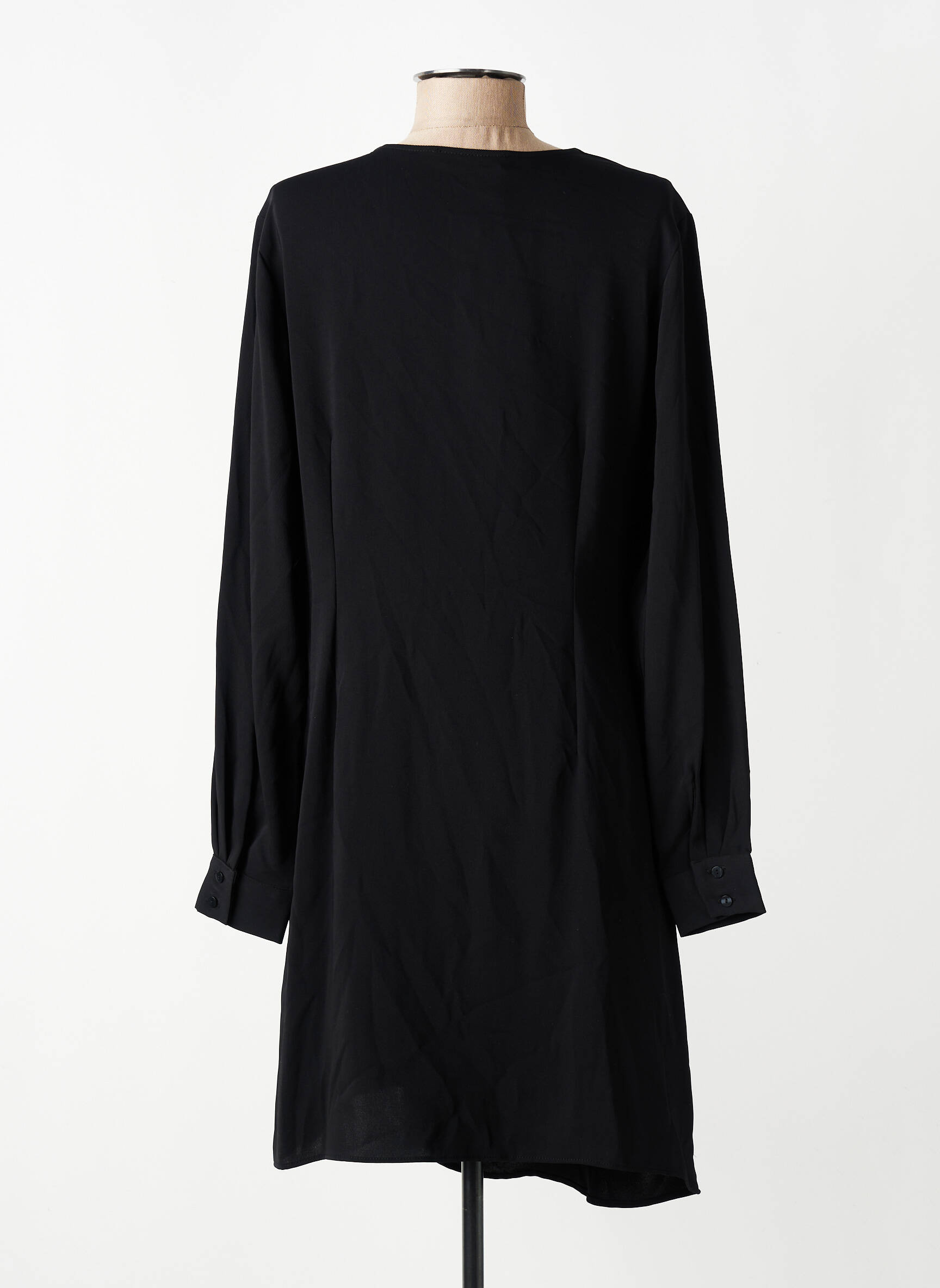 Robe mi-longue noir MANGO femme