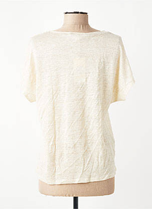 T-shirt beige MANGO femme
