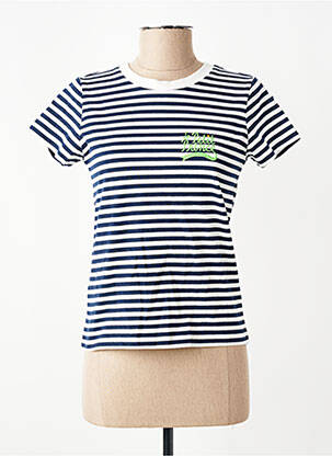 T-shirt bleu MANGO femme