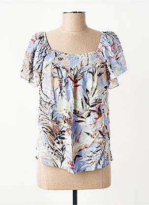 Top bleu GARCIA femme