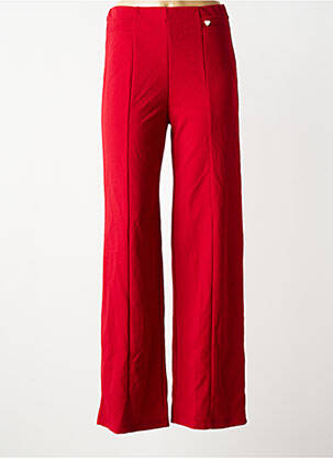 Pantalon droit rouge AMELIE & AMELIE femme