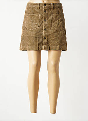 Jupe courte taille haute beige ONLY femme