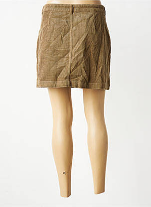 Jupe courte taille haute beige ONLY femme