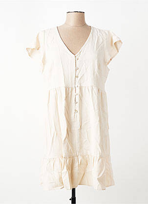 Robe courte beige ONLY femme